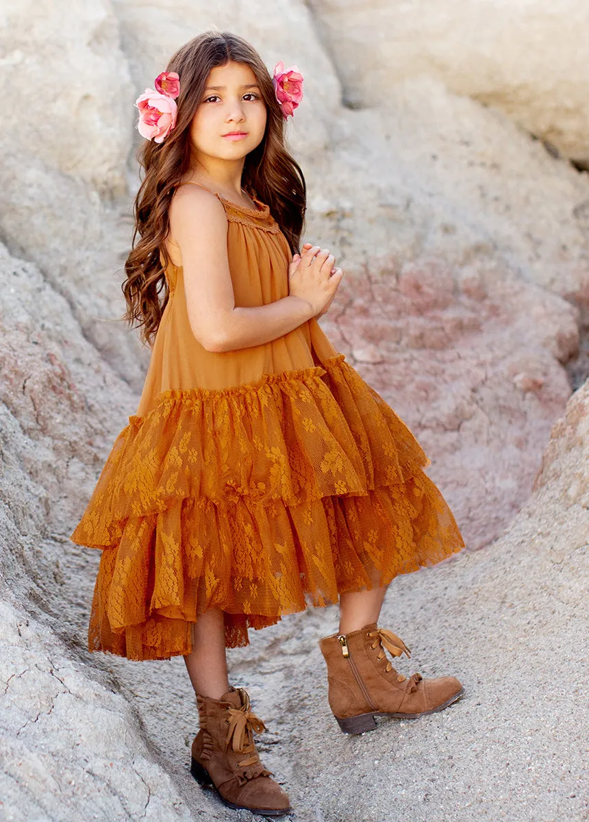 Catrina Dress in Marigold
