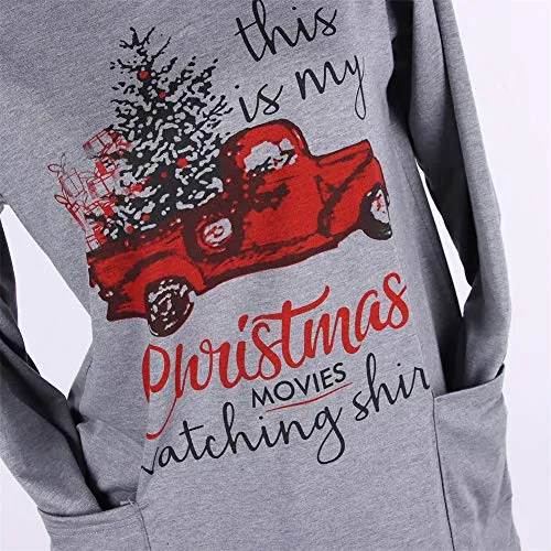 Christmas Movies Watching Long Sleeve Top