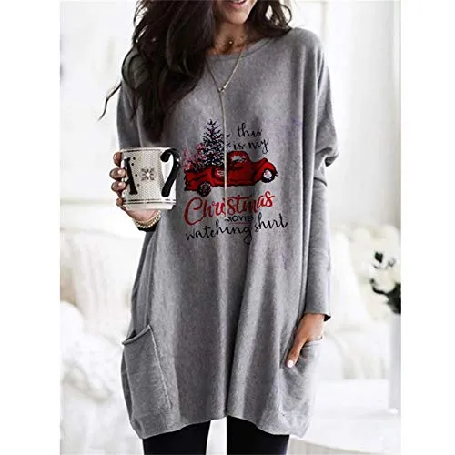 Christmas Movies Watching Long Sleeve Top