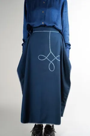 Chuba | Deconstructed Wool Skirt