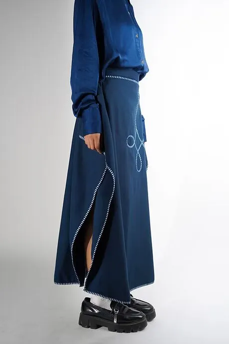 Chuba | Deconstructed Wool Skirt