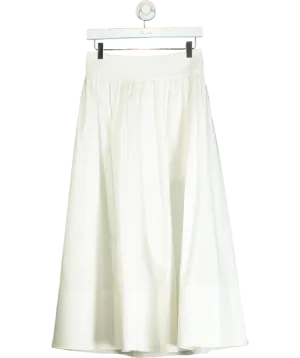 CO White Full Skirt With Stitch Detail UK S