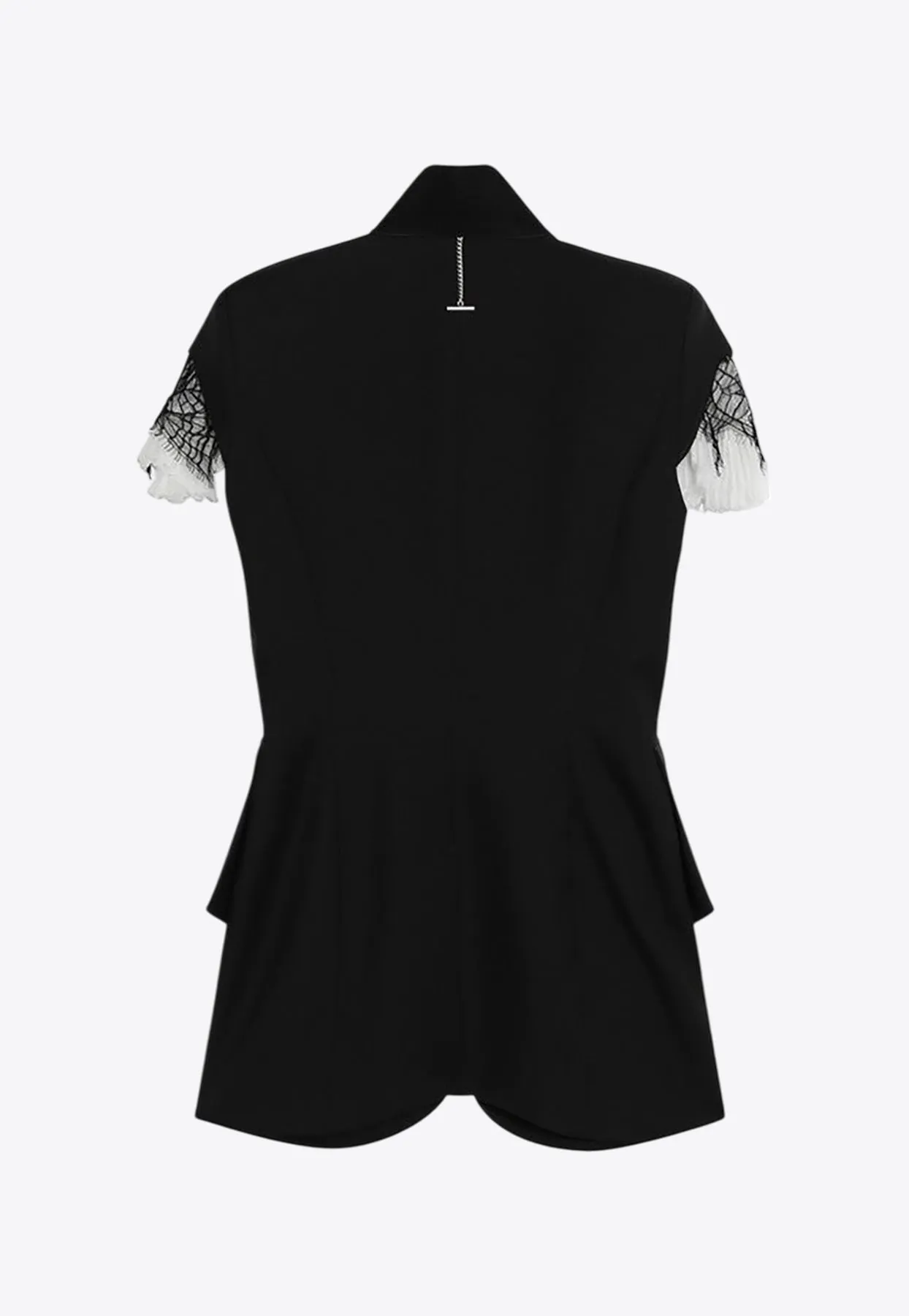 Cobweb Lace Sleeveless Jacket