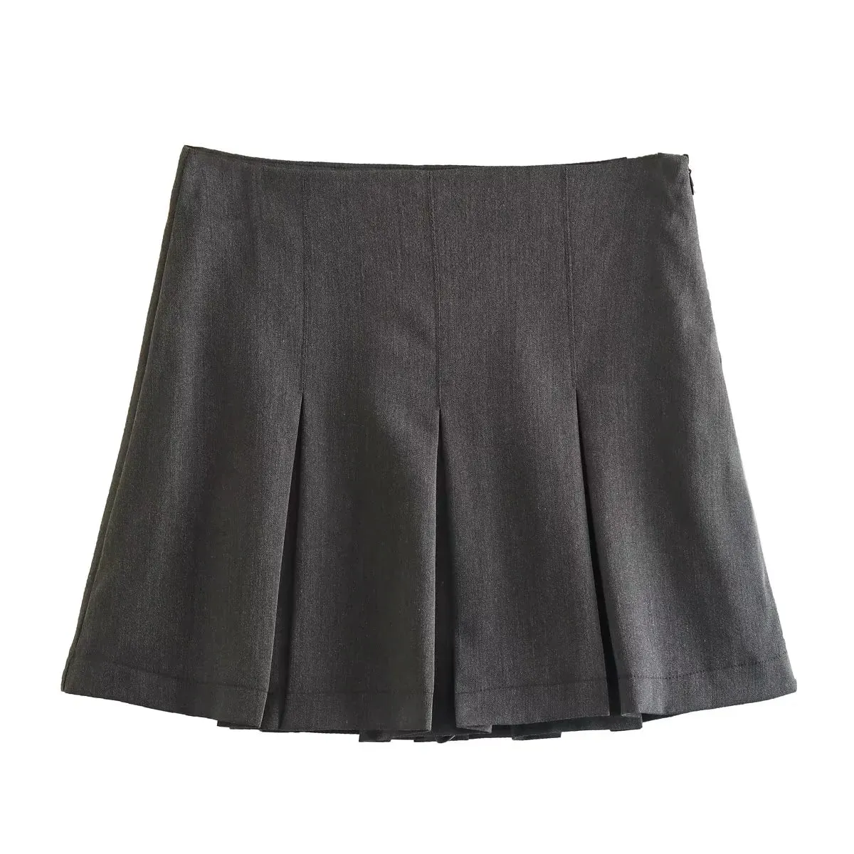 cold weather outfits JazzHer 2024 Spring Summer Women Casual Tierred Mini Skirts Fashion Vintage Solid High Wasit Ruffles Pleated Sexy Shorts Skirts