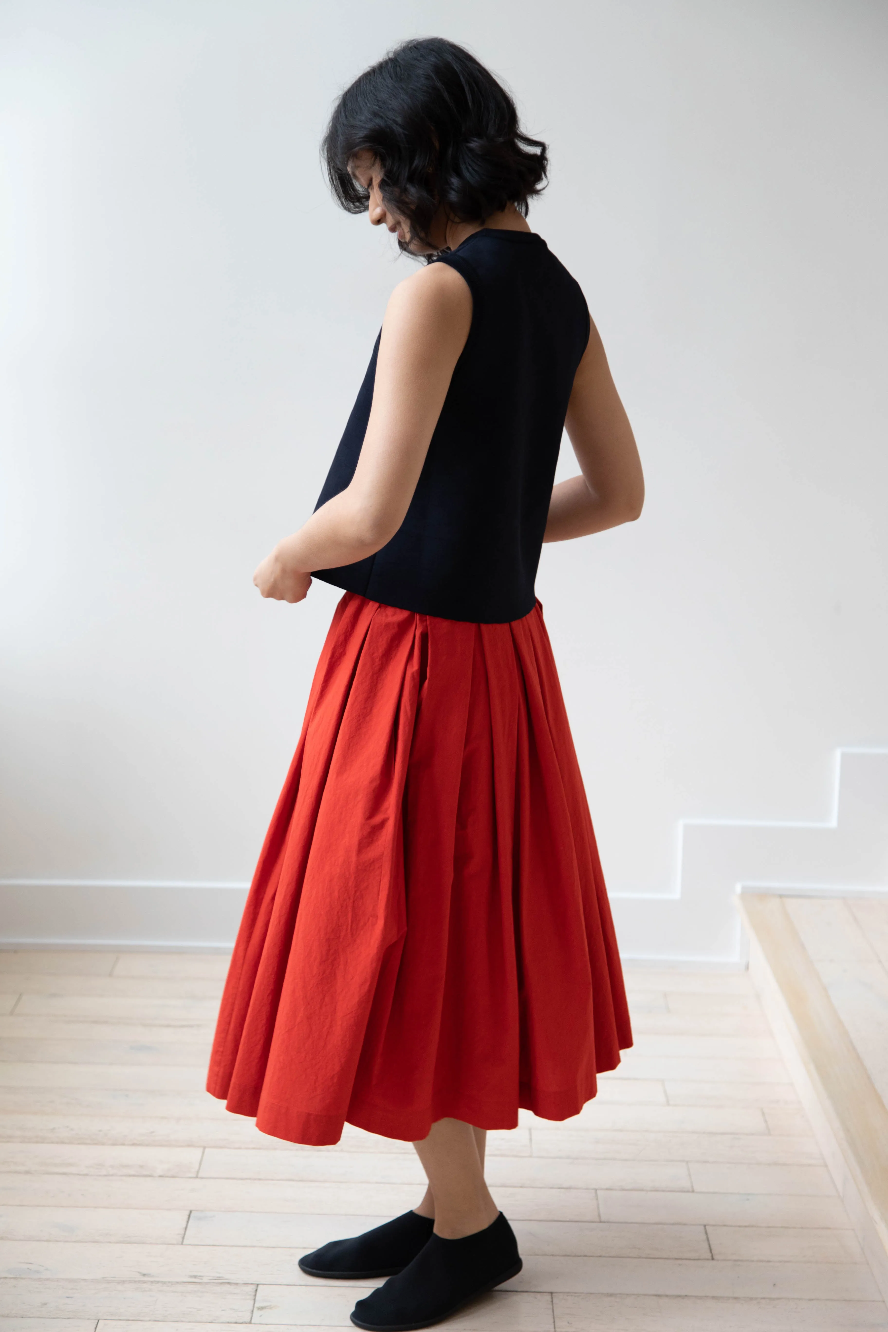 École de Curiosités | Solange Skirt in Red
