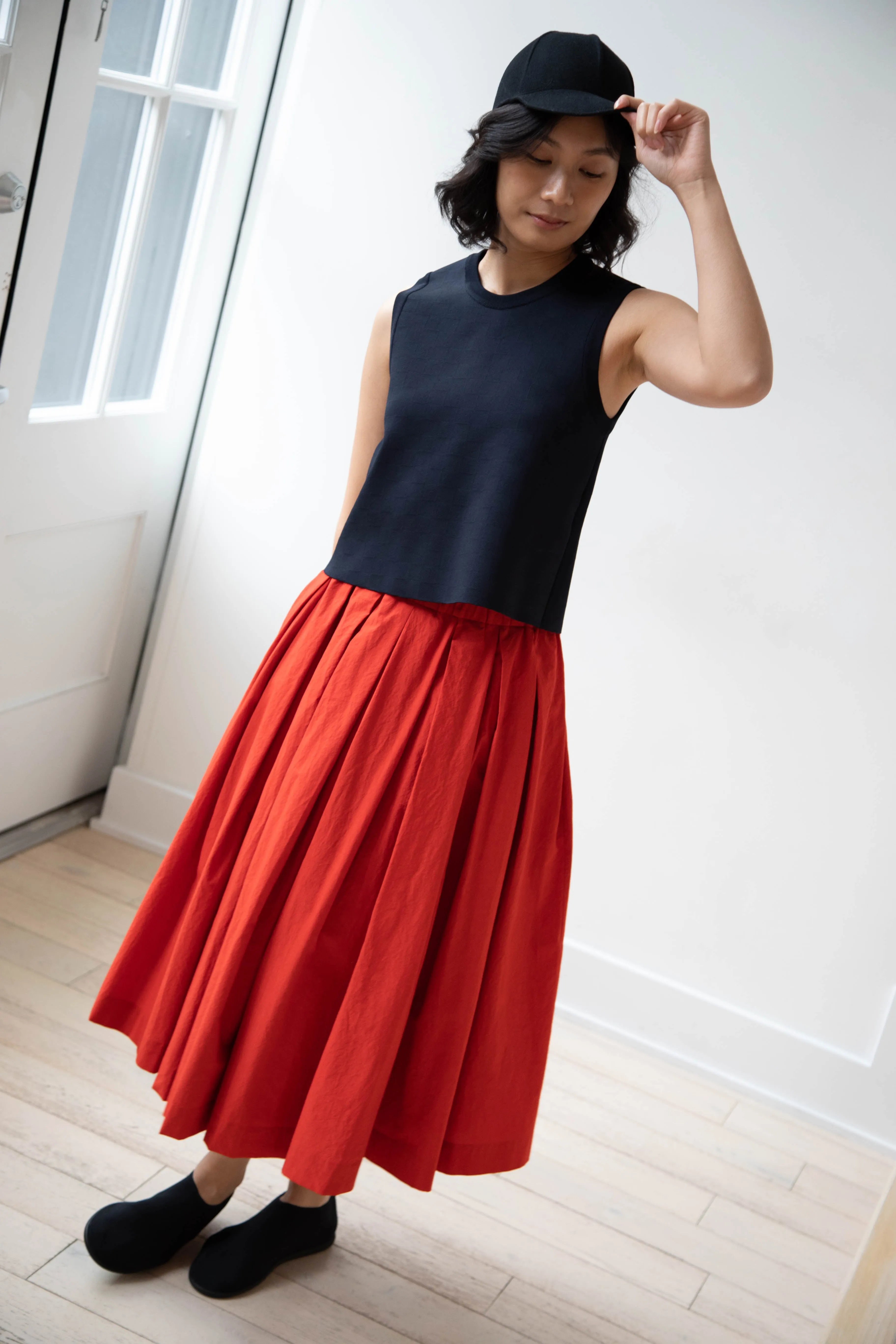 École de Curiosités | Solange Skirt in Red