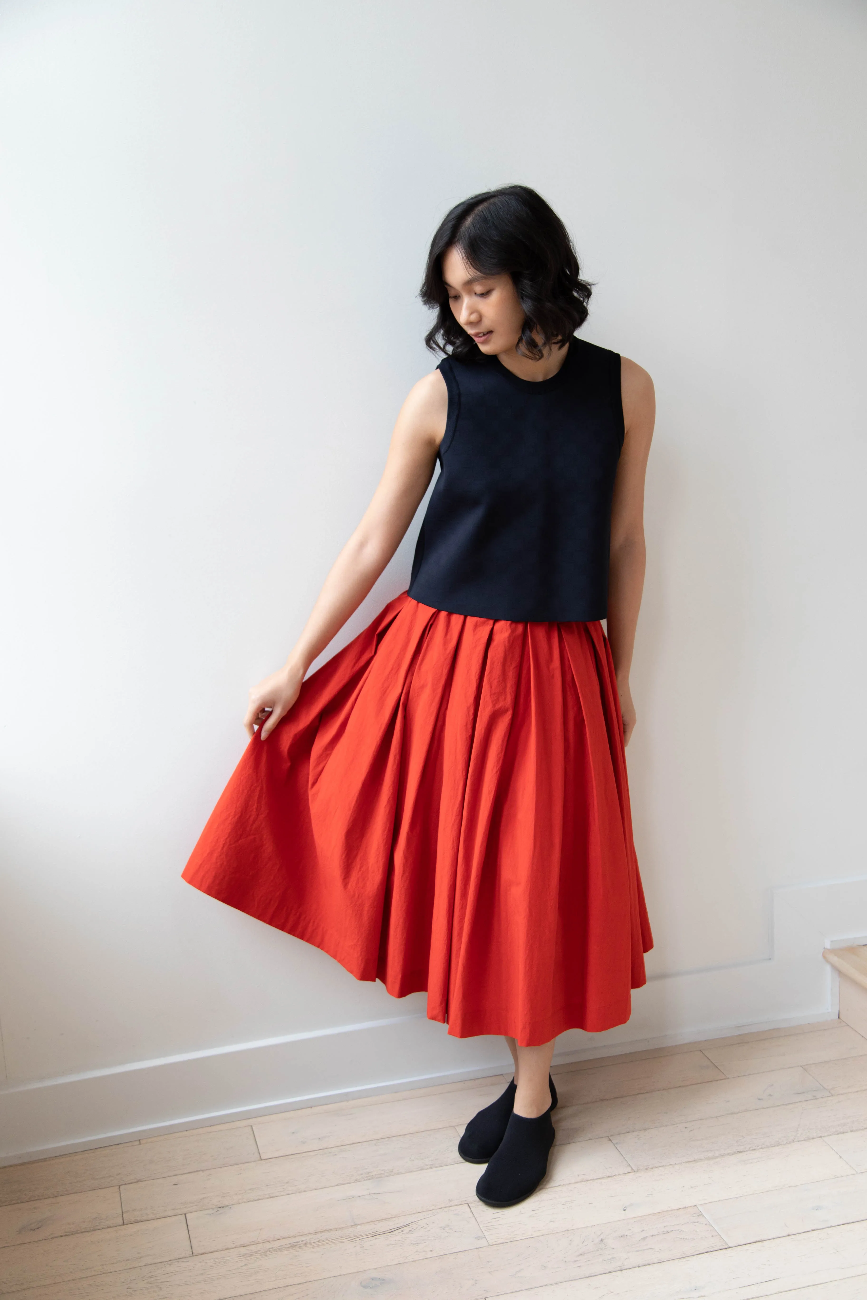 École de Curiosités | Solange Skirt in Red