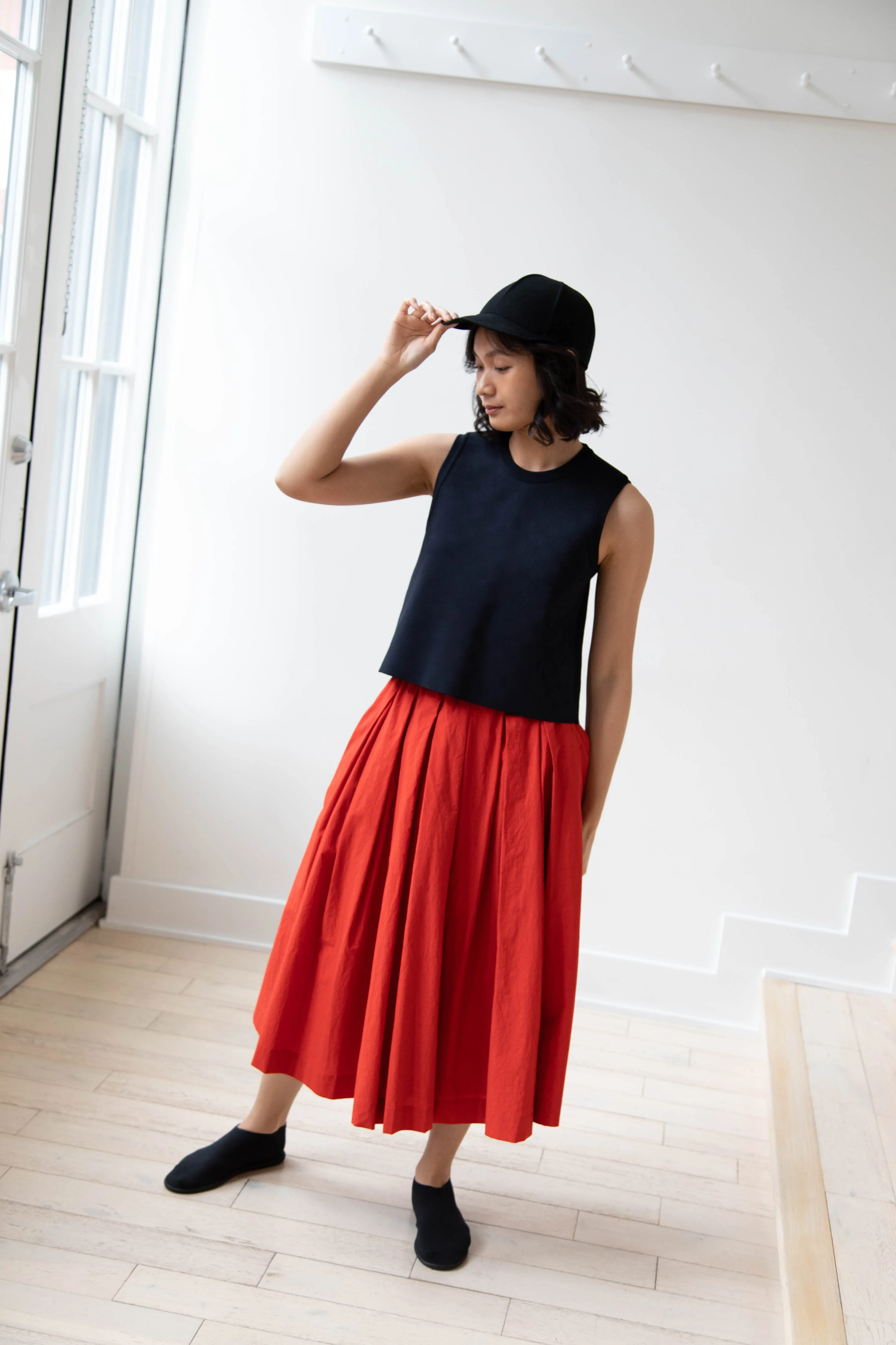 École de Curiosités | Solange Skirt in Red