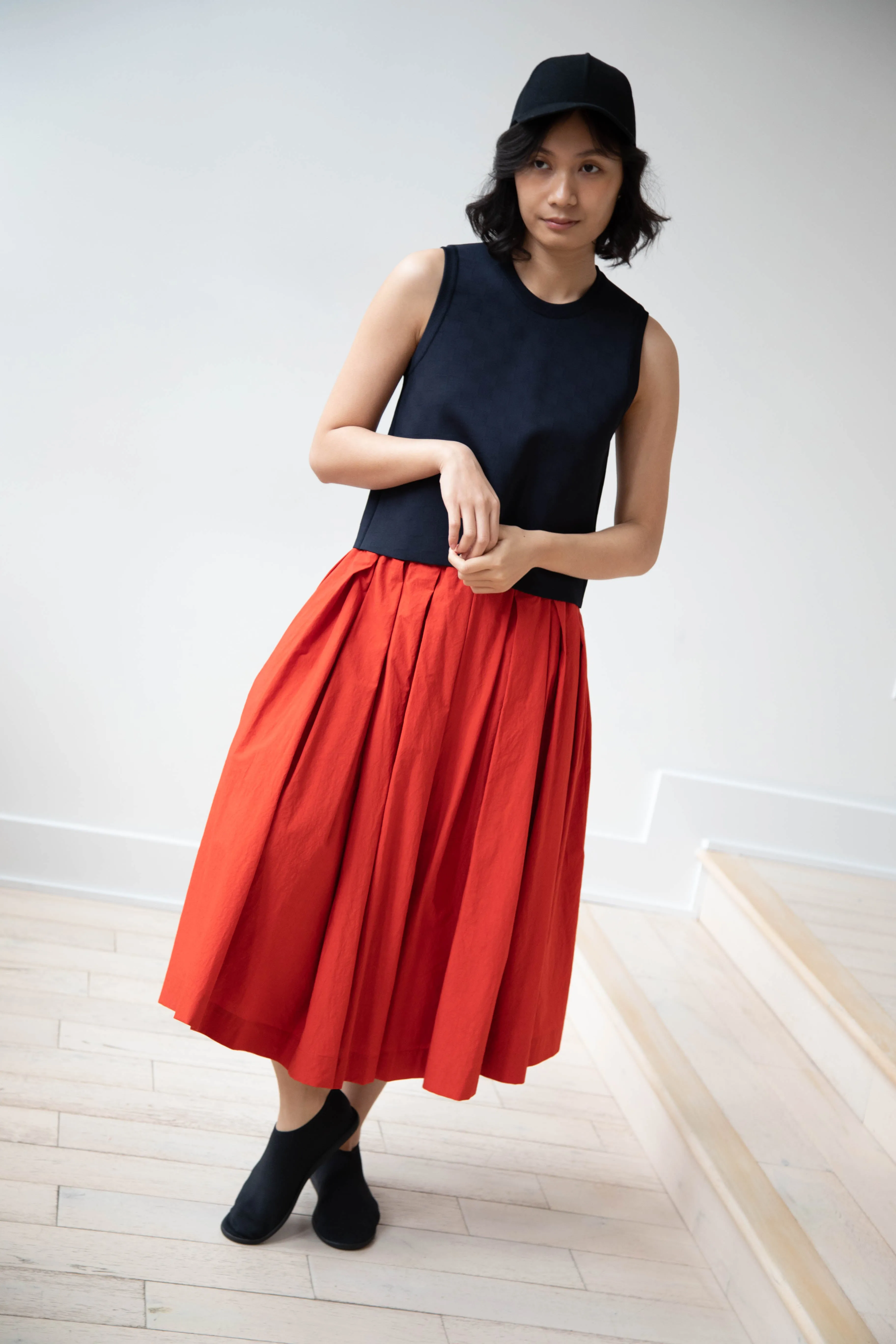 École de Curiosités | Solange Skirt in Red