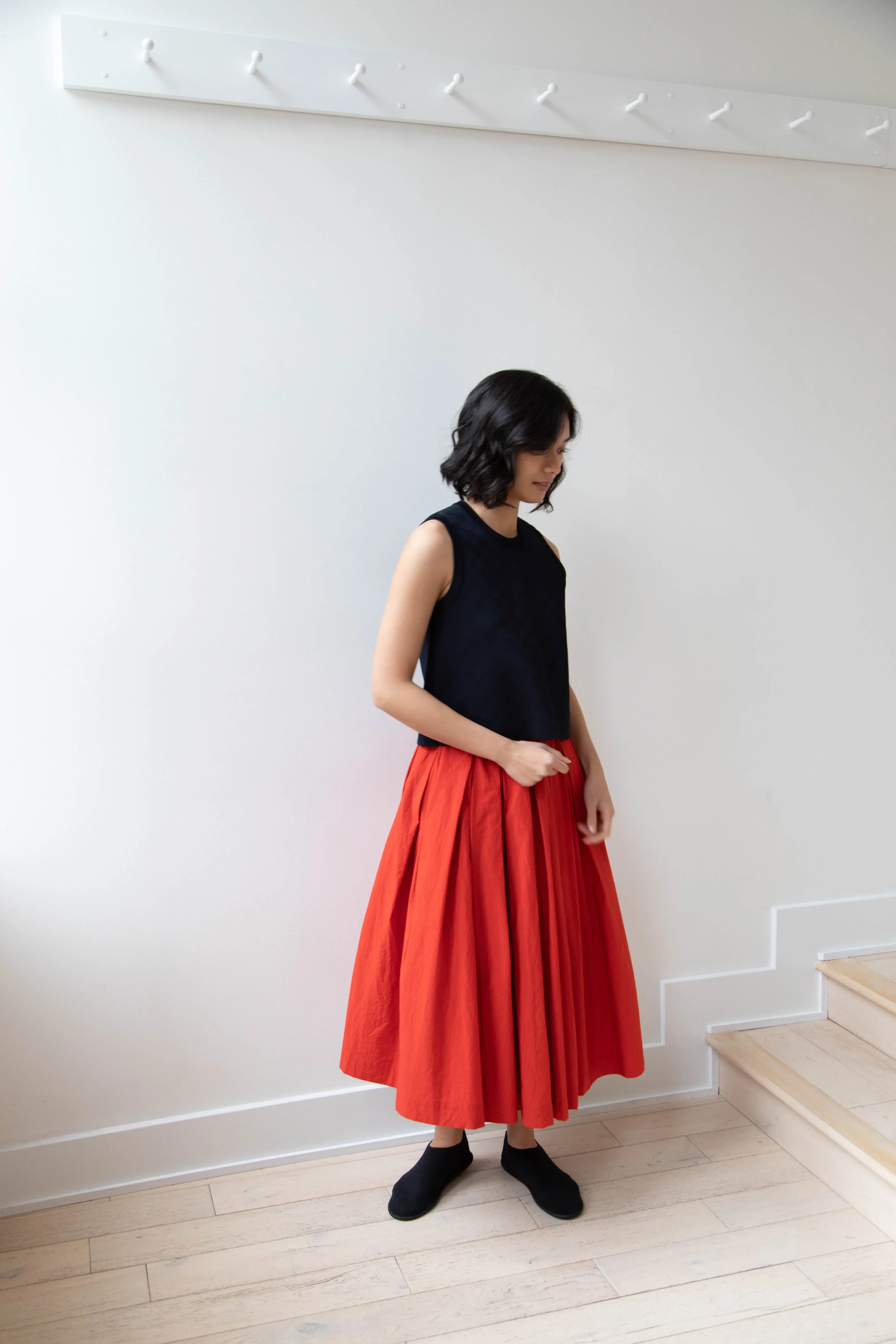 École de Curiosités | Solange Skirt in Red