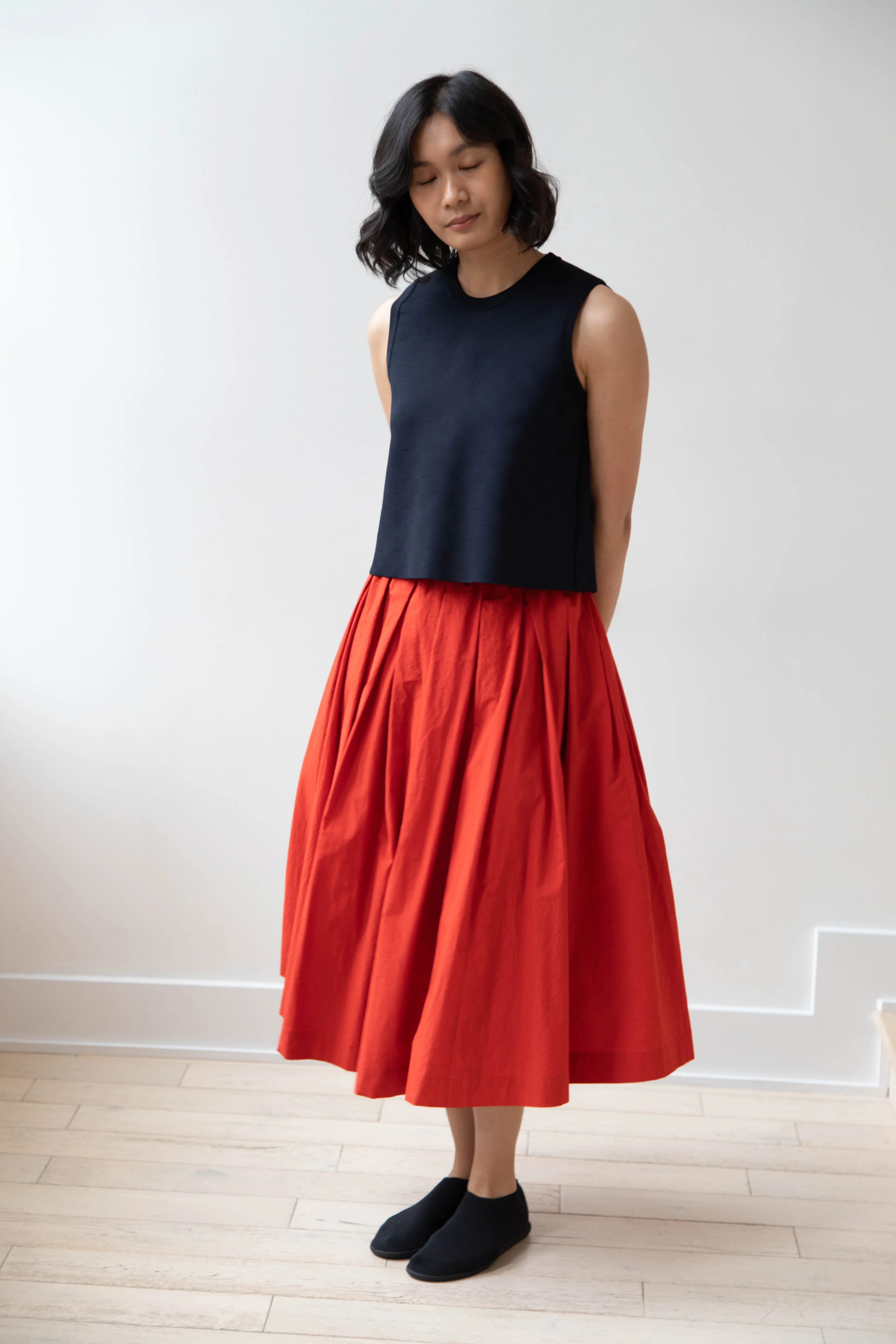École de Curiosités | Solange Skirt in Red