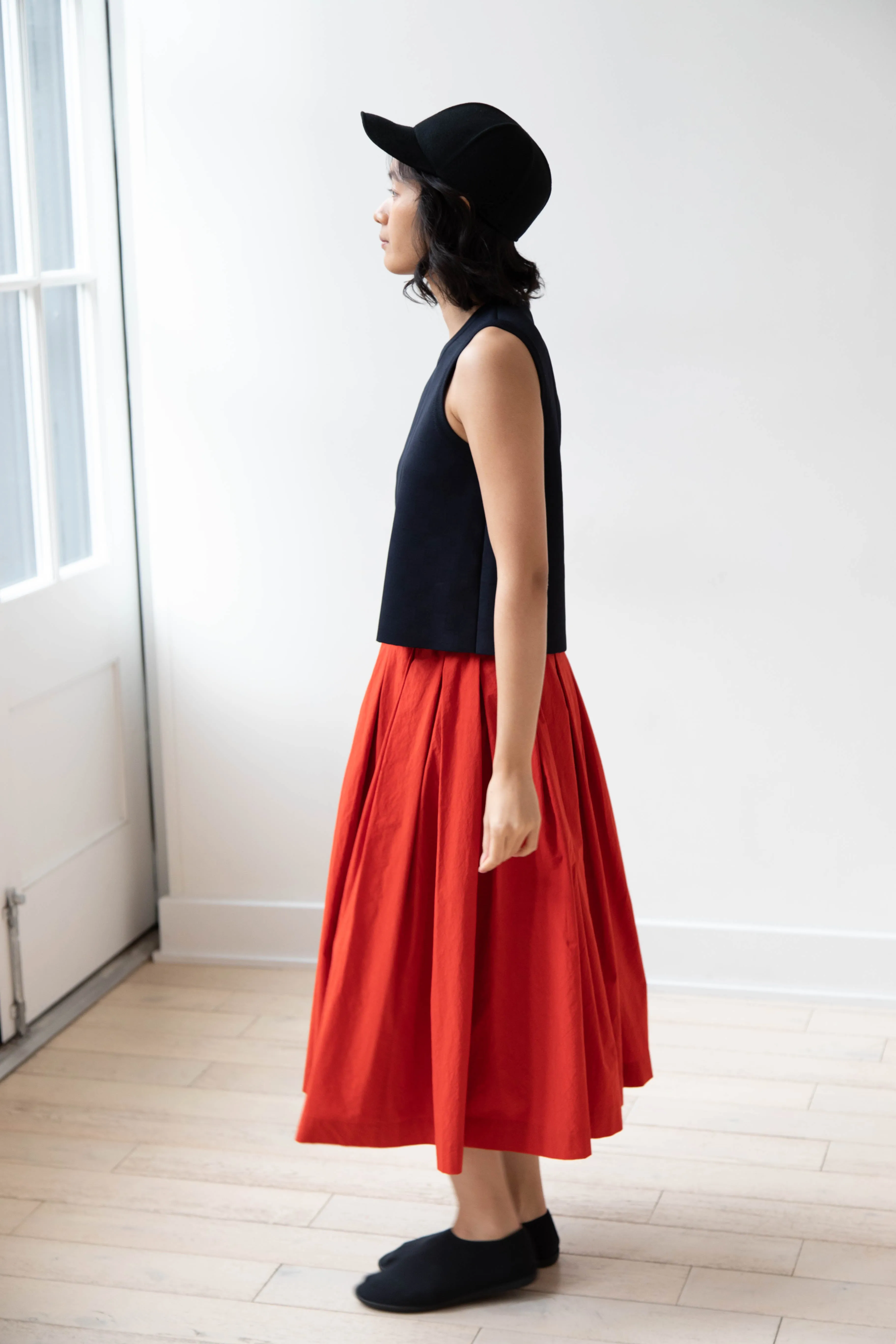 École de Curiosités | Solange Skirt in Red