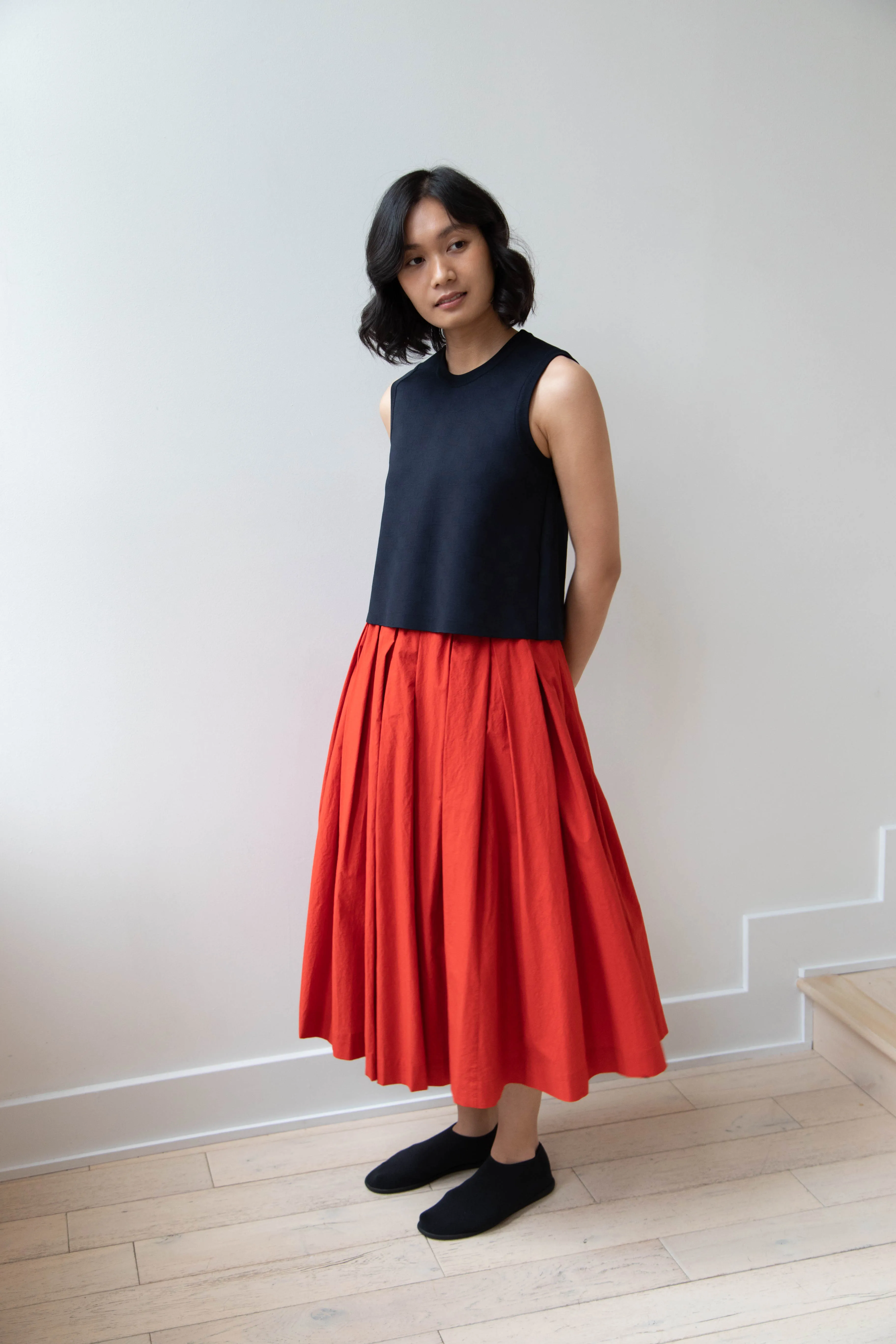École de Curiosités | Solange Skirt in Red
