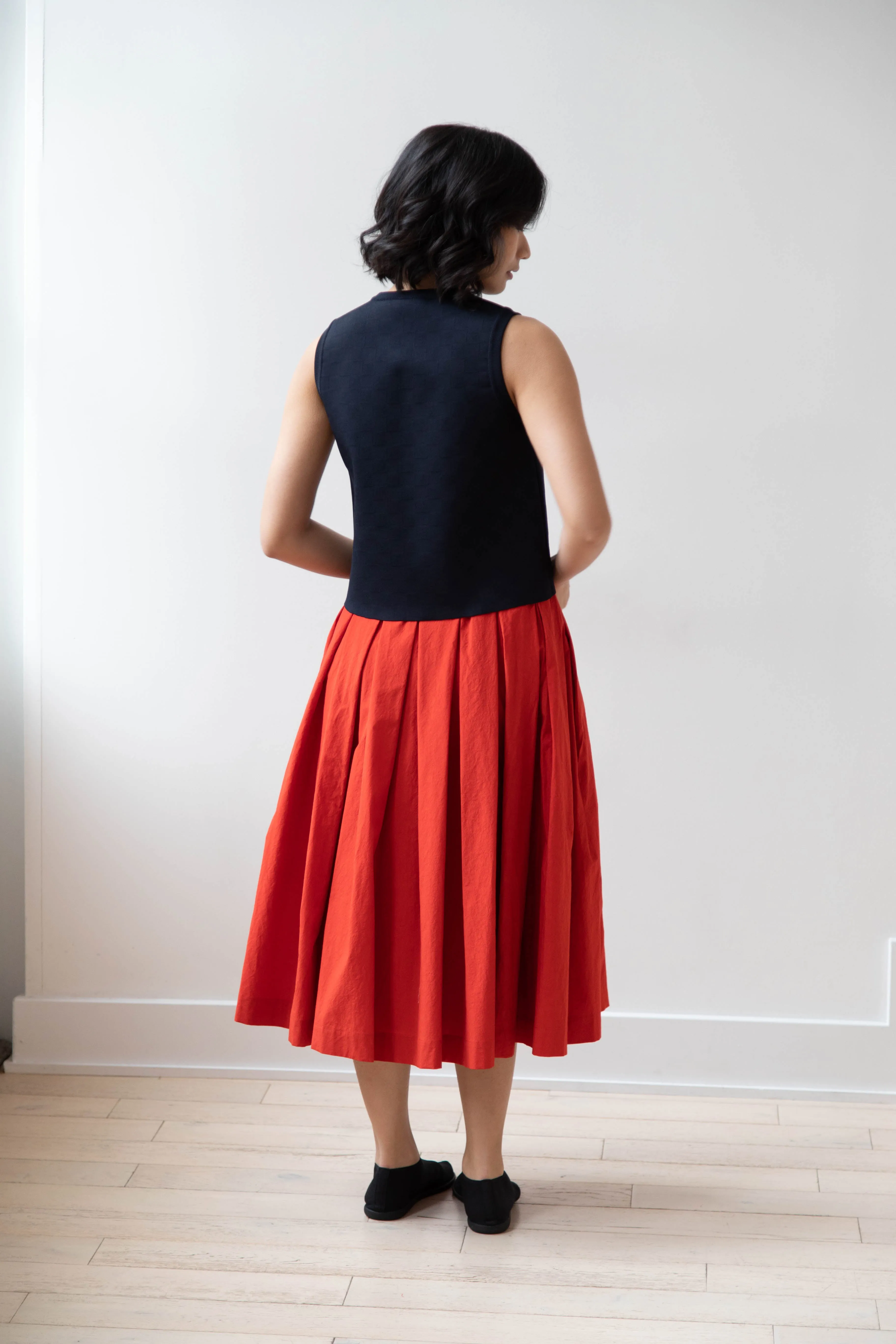 École de Curiosités | Solange Skirt in Red