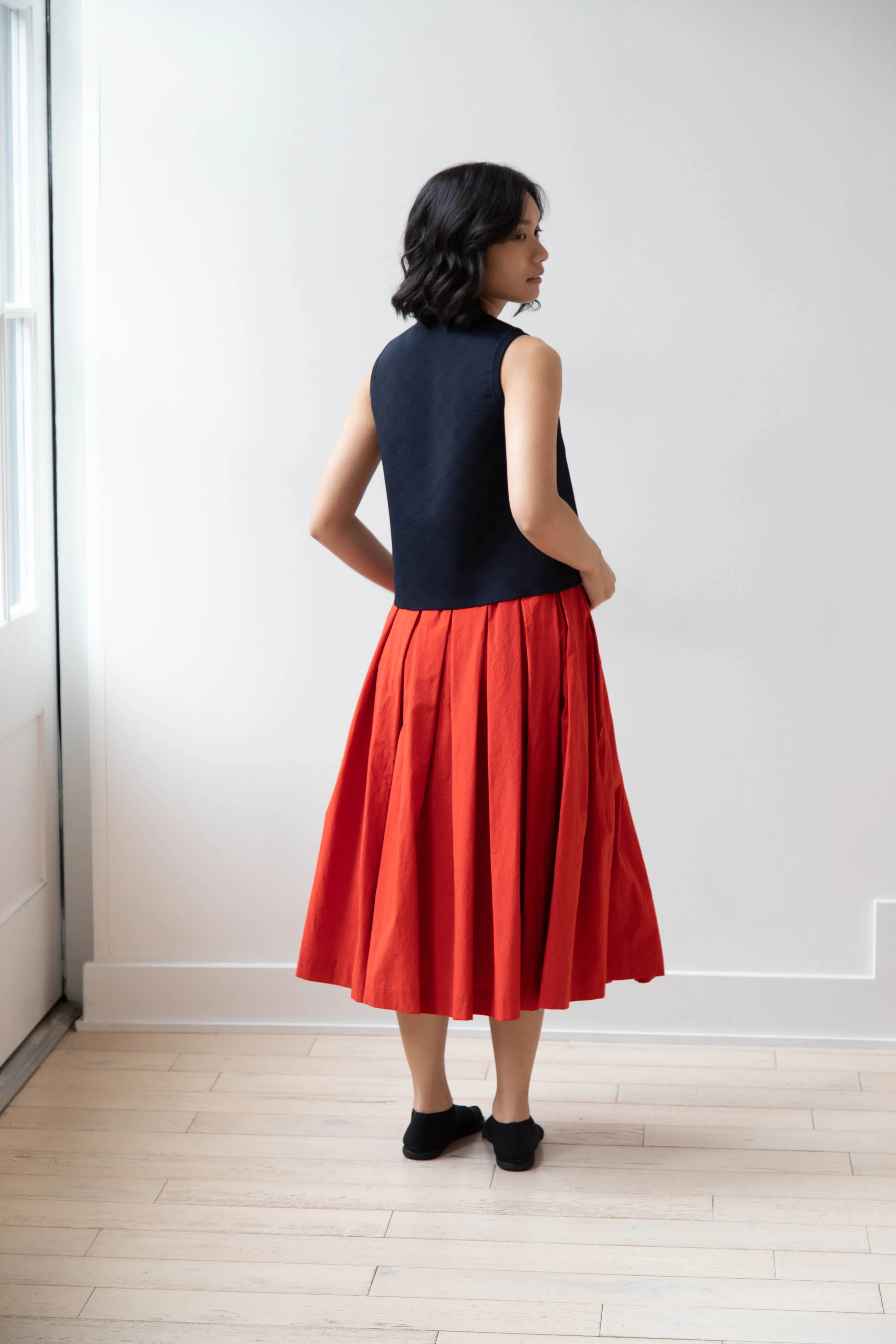 École de Curiosités | Solange Skirt in Red