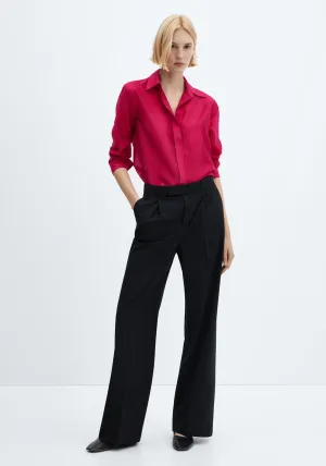 Concealed button shirt