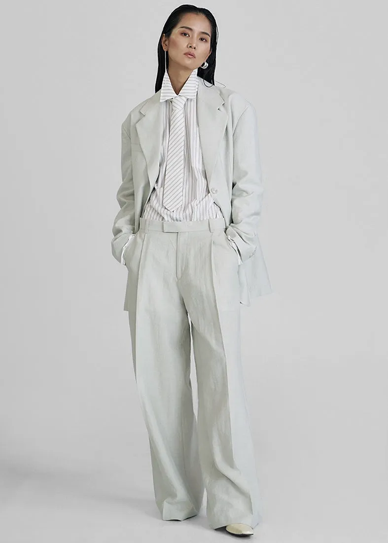 Connahy Tie Neck Shirt - White