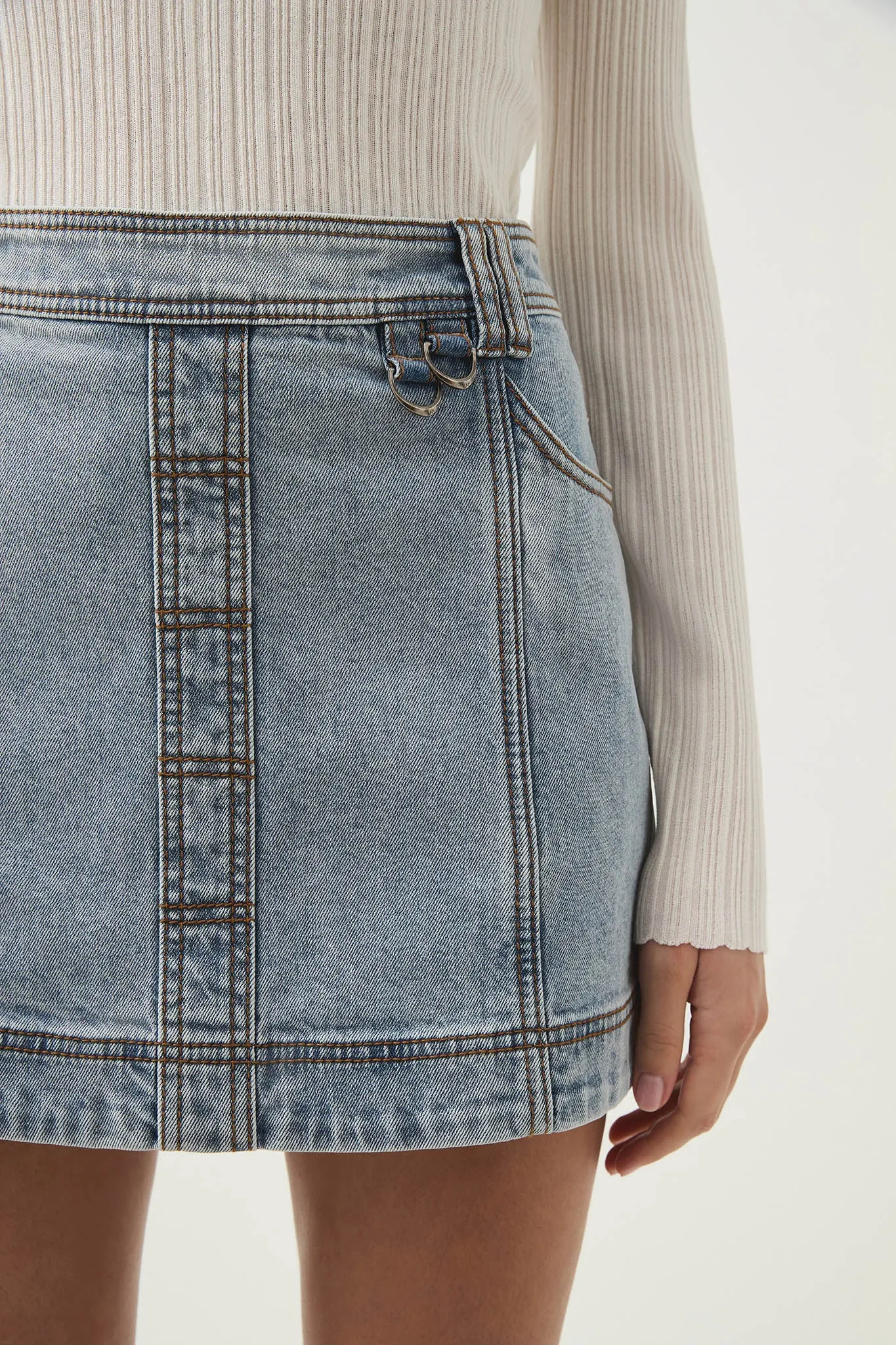 Corie Low Waisted Mini Skirt