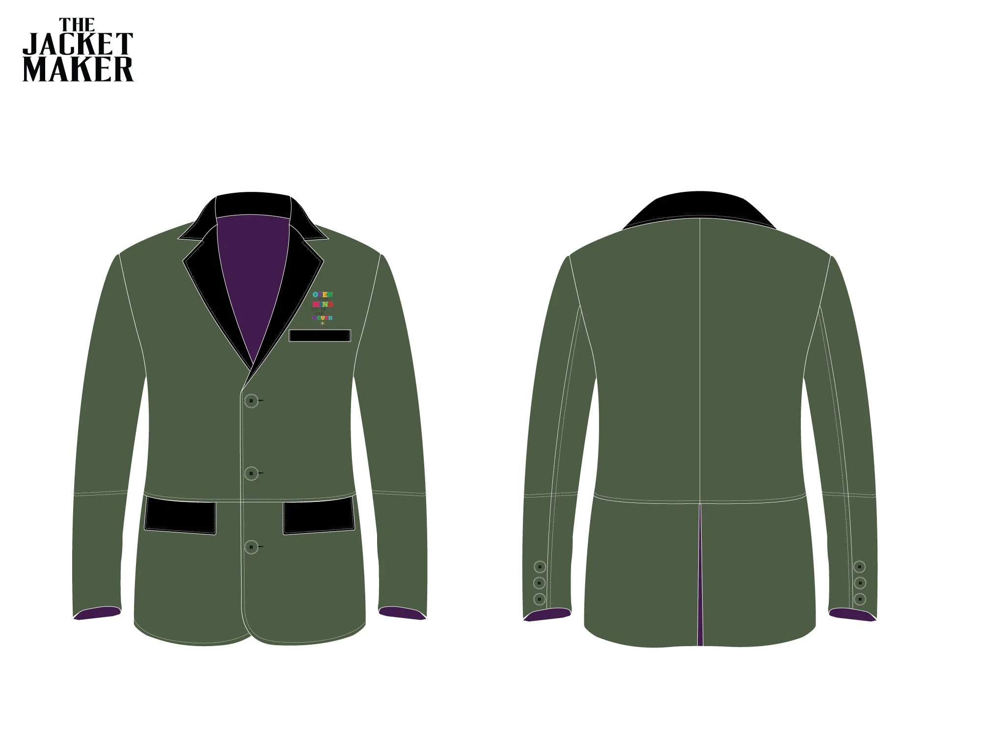 Custom Alfie Forbes Wool Silk Blazers x 4 (1/2 Installment)