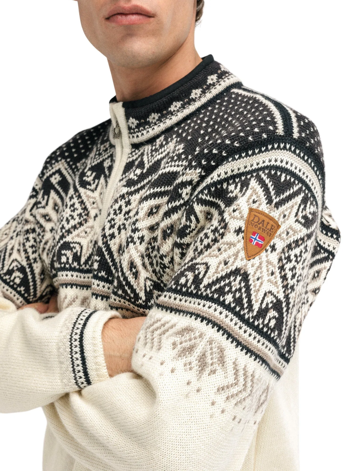 Dale of Norway | Vail Sweater | Unisex | Off White/Coffee/Sandstone