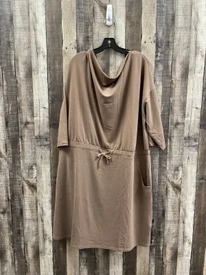 Dress Casual Midi By G By Giuliana In Tan, Size: 3x