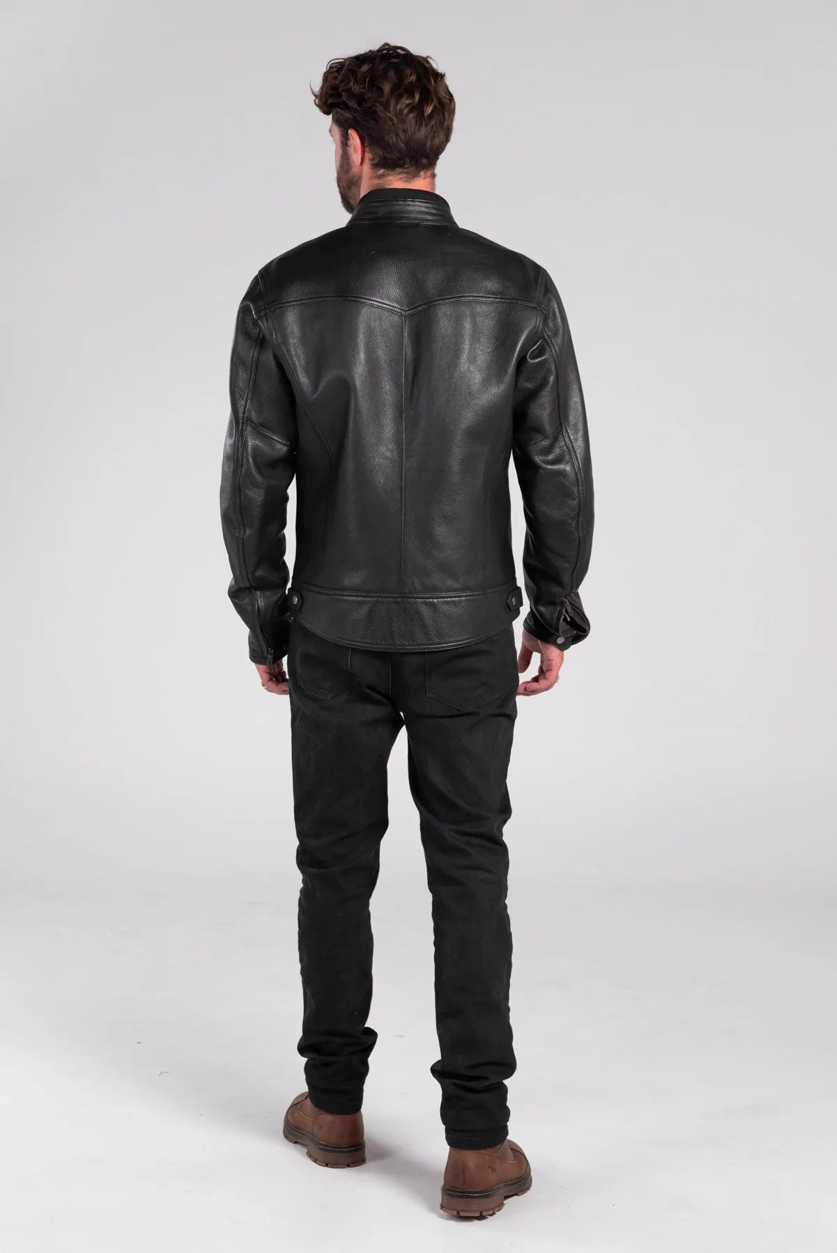 Duke Leather Motorcycle Jacket (Armoured)