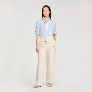 Edouard Wool And Cashmere Jumper Sky Blue