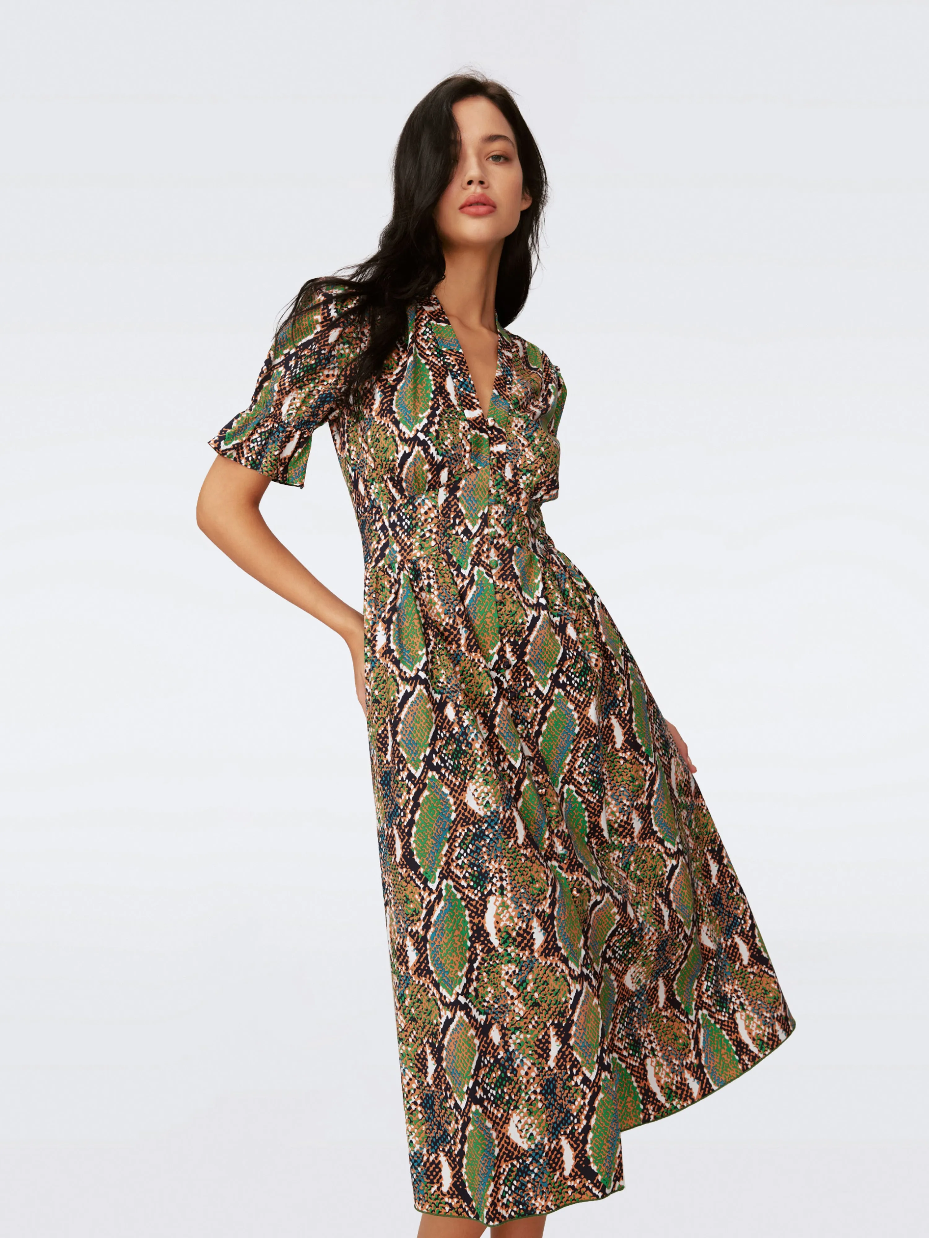 Erica Cotton Midi Dress