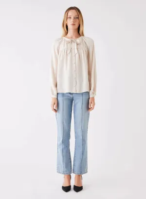 Esmaee Compass Blouse | Creme
