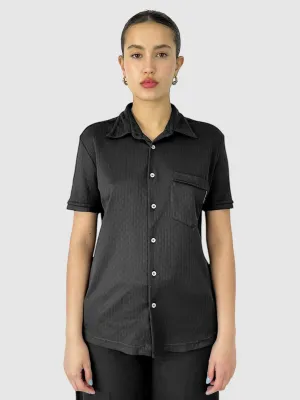 Eyelet Button-Up Top