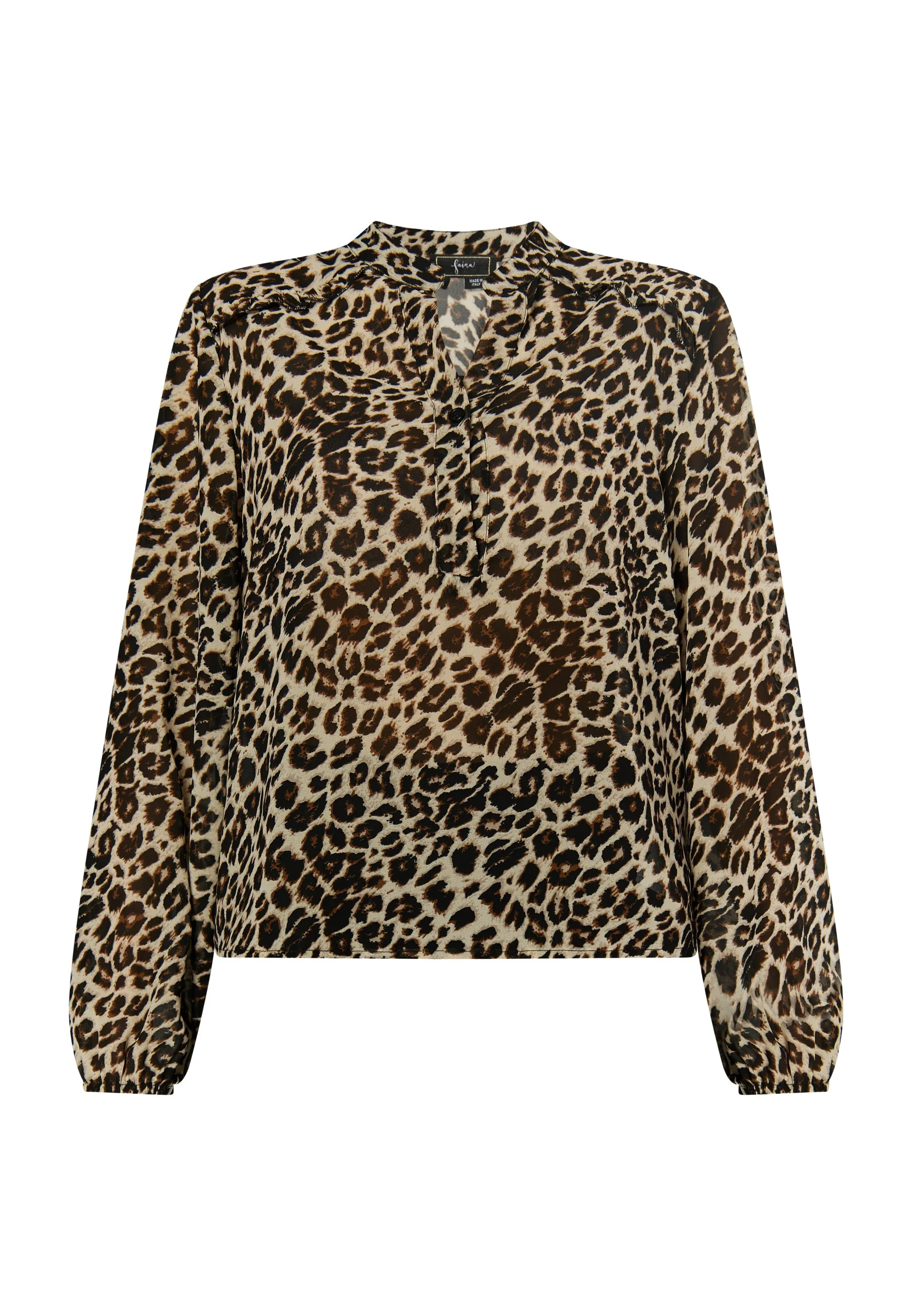faina Women's Leo Print Blouse
