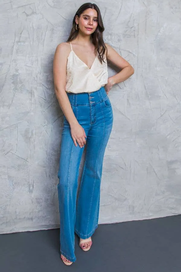 FINAL SALE- Jacquard Satin Cami Bodysuit