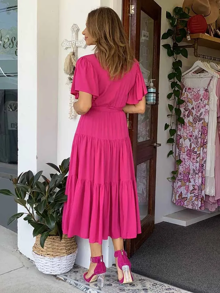 Flamingo Pink Dress