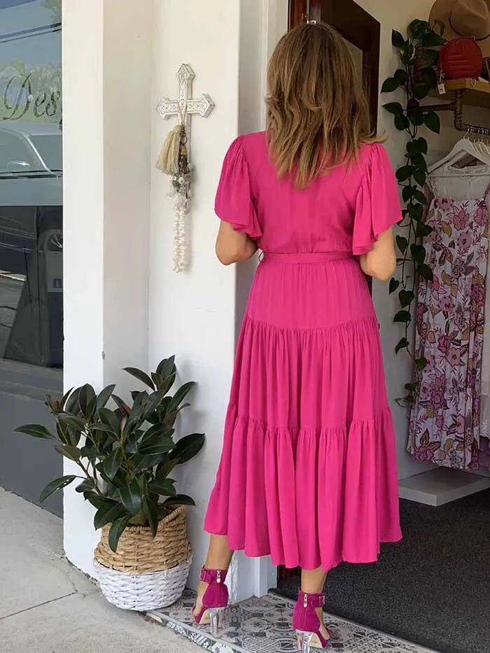 Flamingo Pink Dress