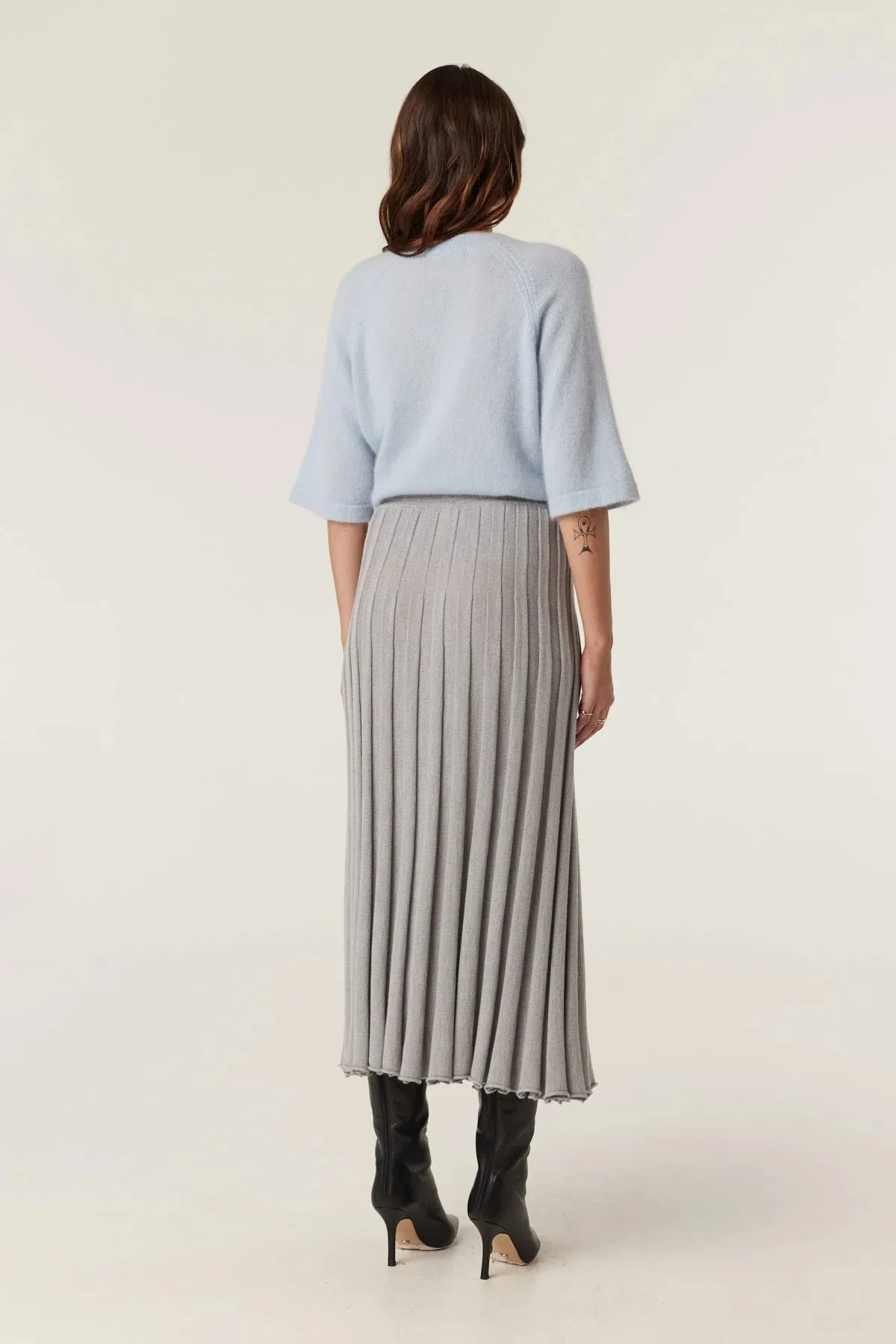 Franzi Merino Skirt | Grey Marle