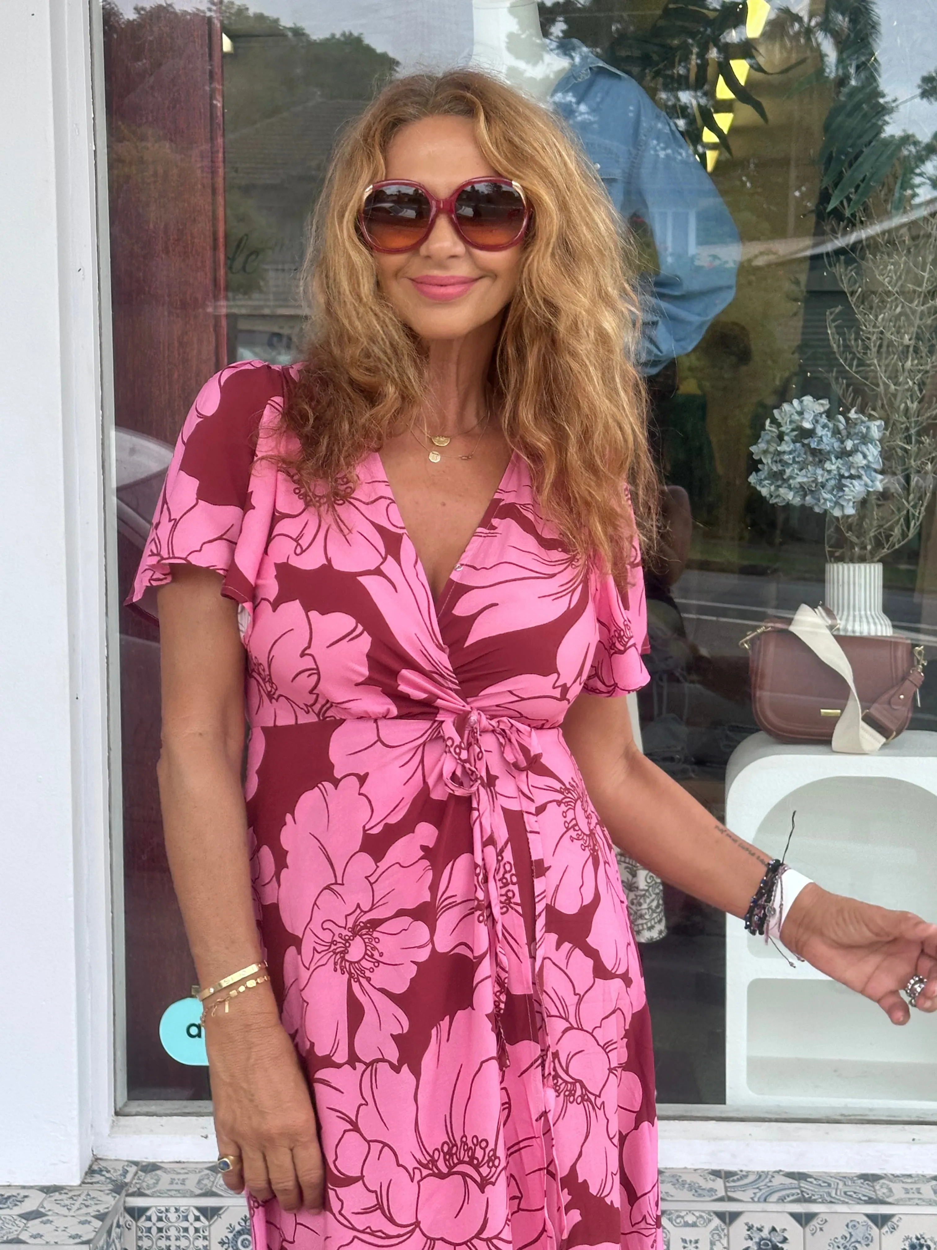 Full Bloom Wrap Dress