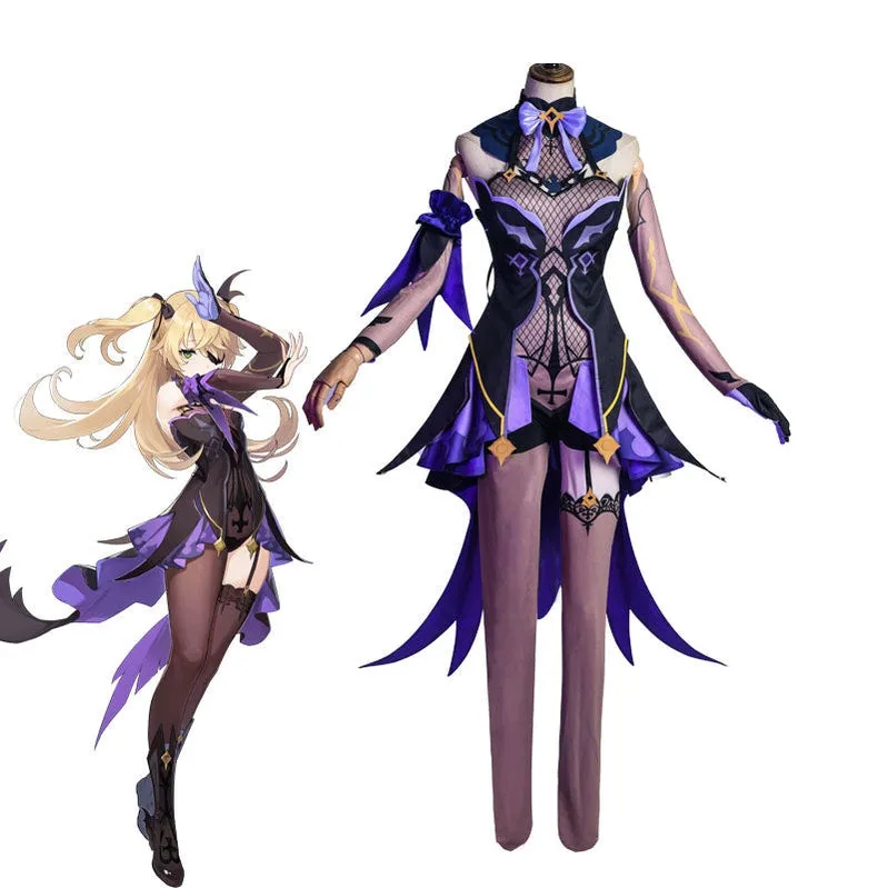 Game Genshin Impact Fischl Full set Cosplay Costumes