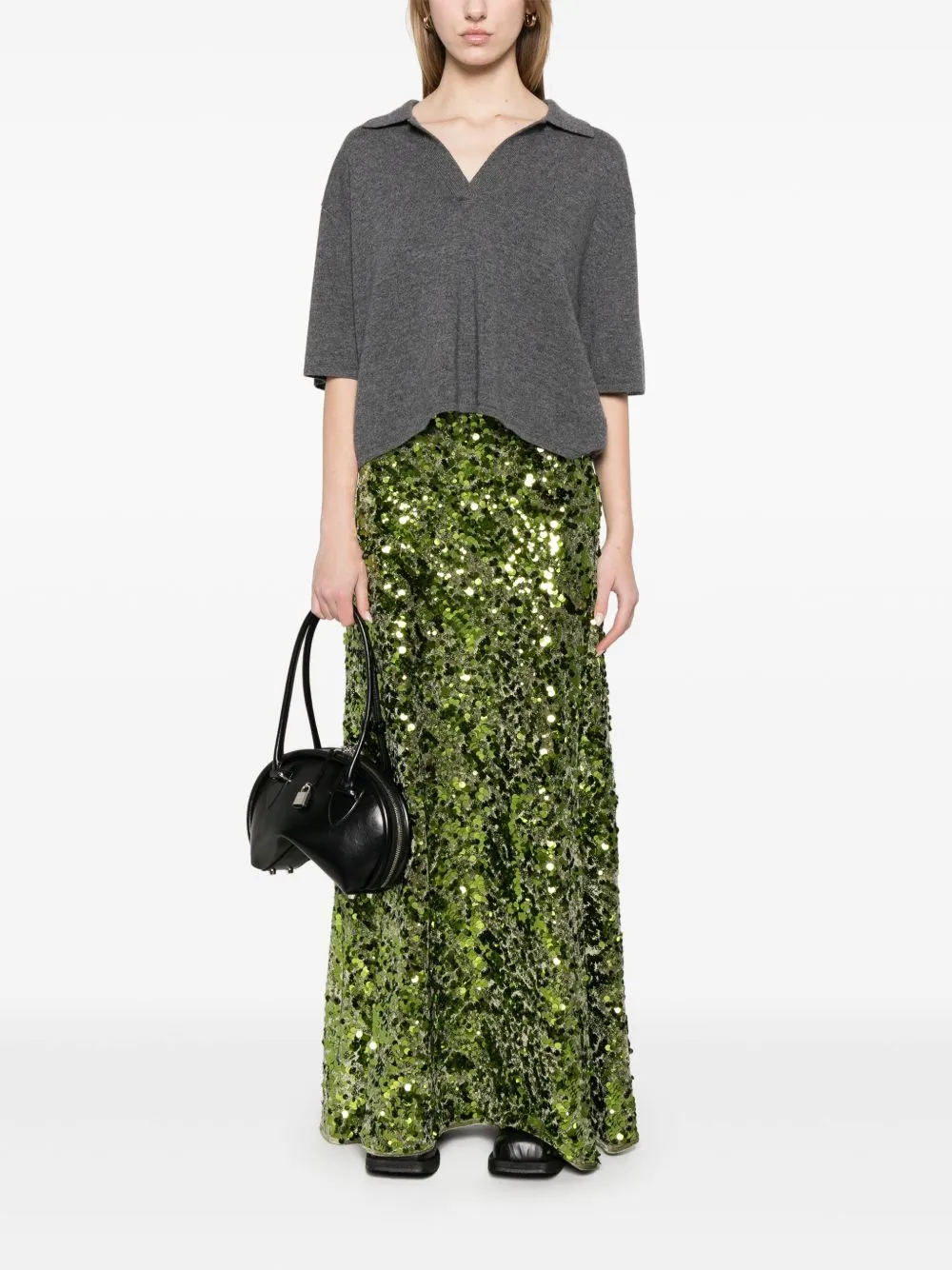 GANNI Skirts Green