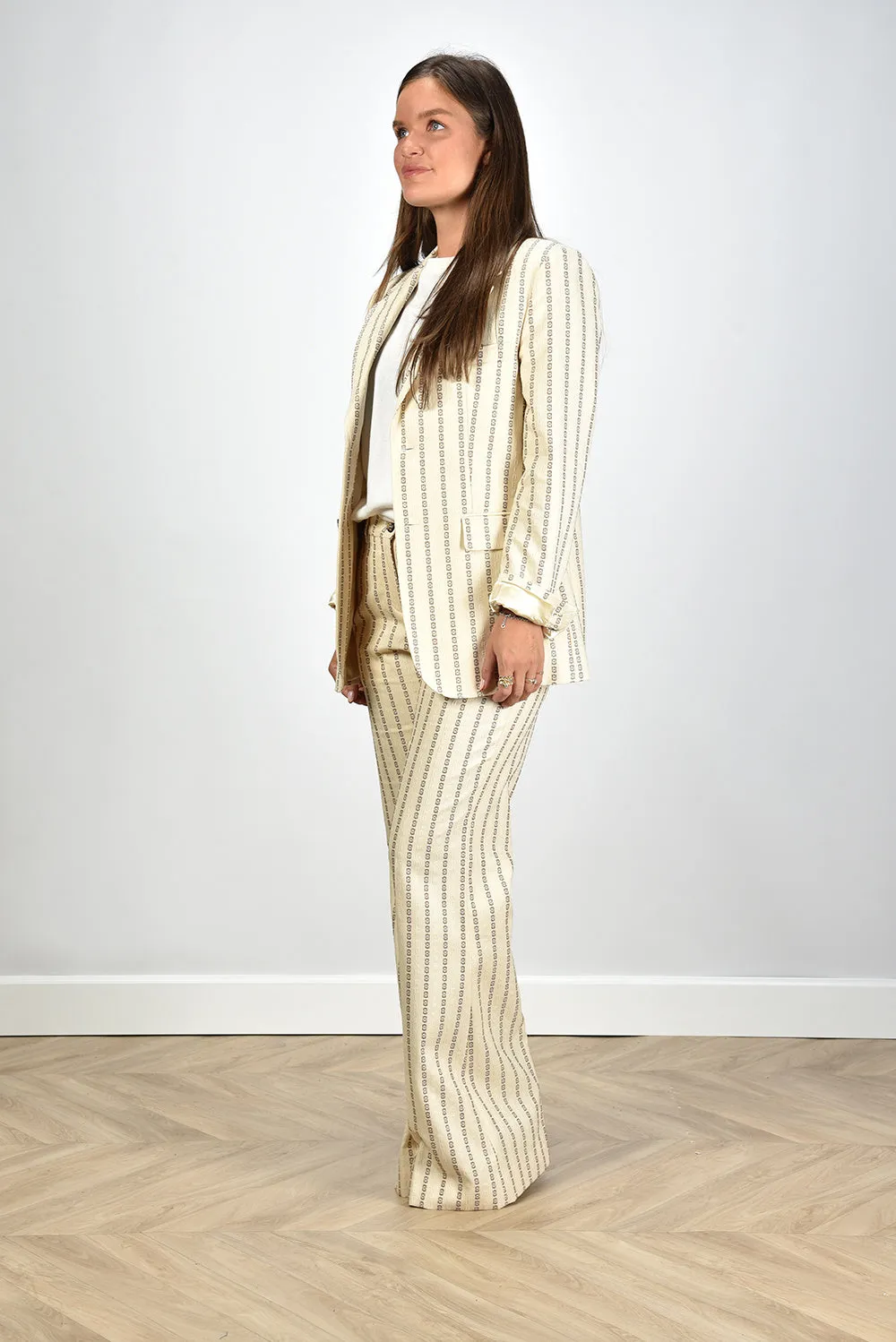 Golden Goose blazer GWP01326.P000967.82106 lambs wool/coffee iron