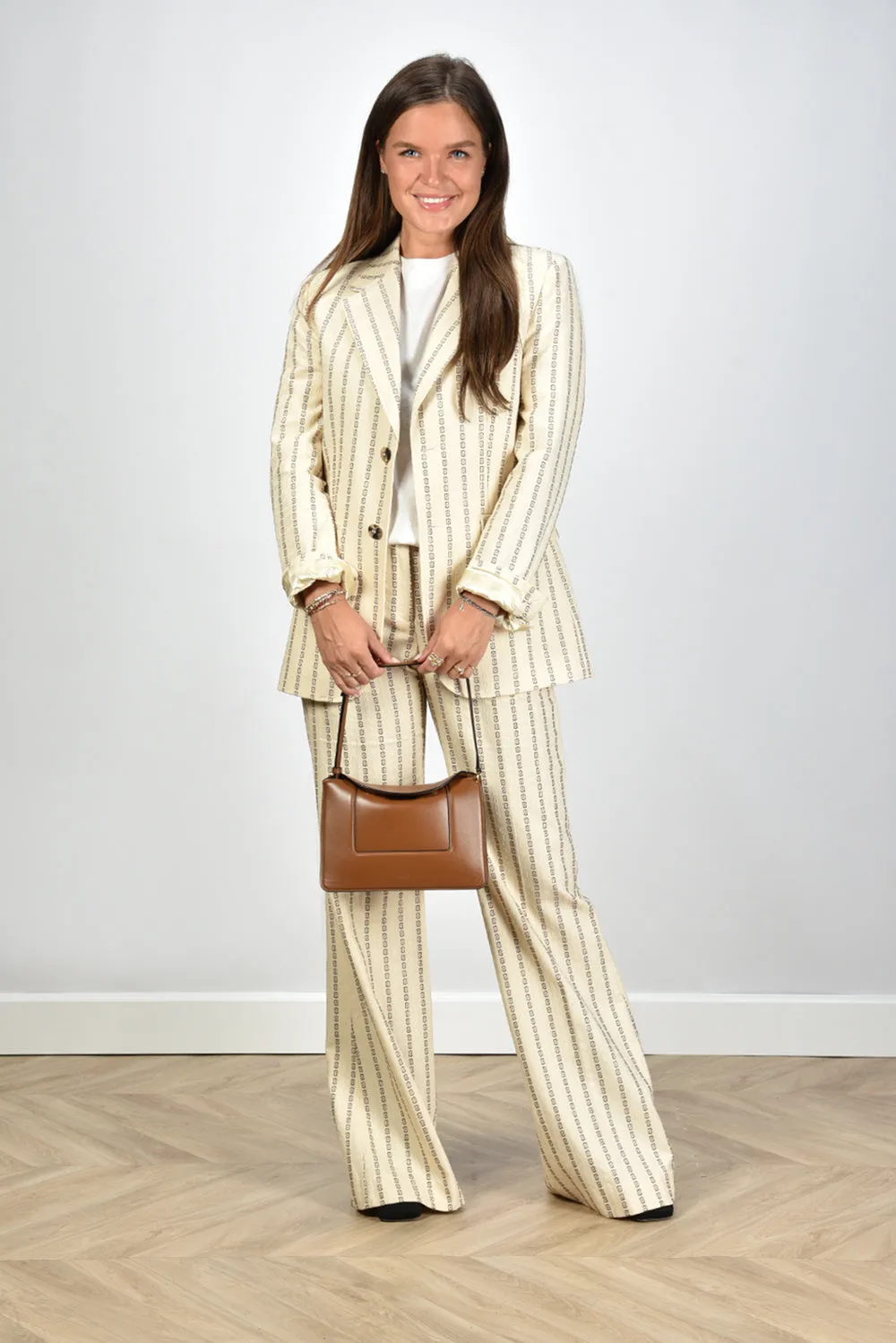 Golden Goose blazer GWP01326.P000967.82106 lambs wool/coffee iron