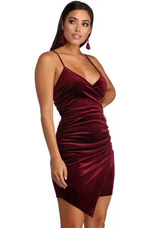 Guilty Pleasure Stylish Velvet Dress