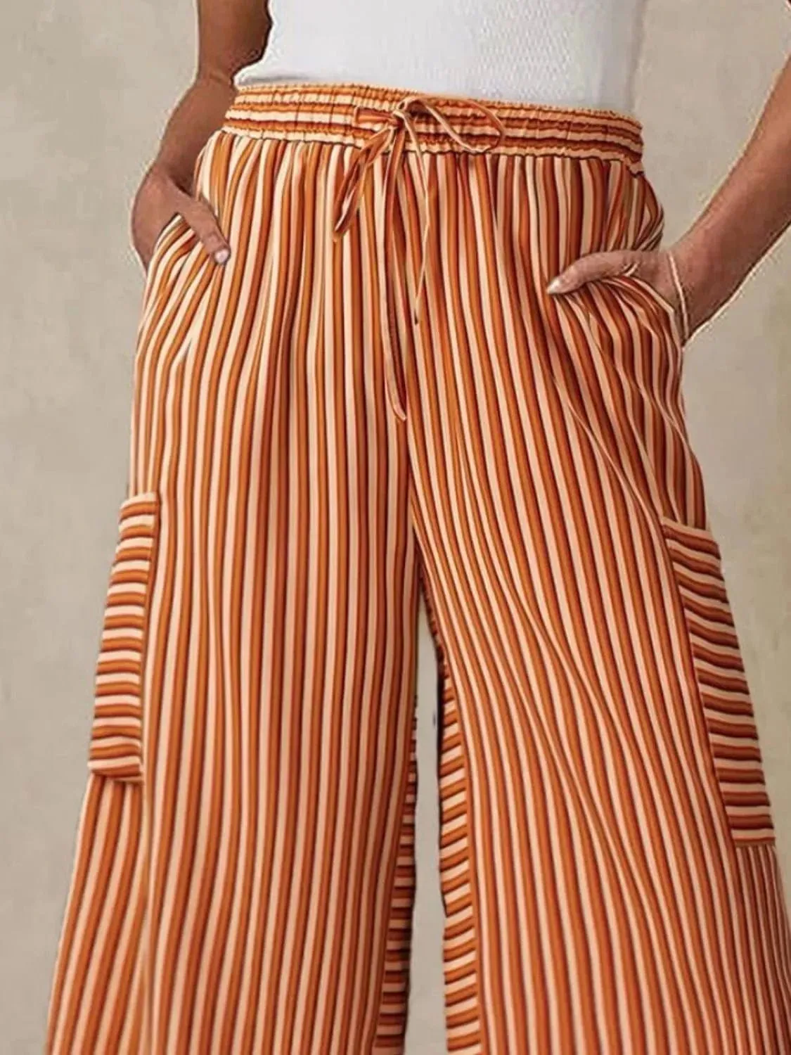 GYPSY - Front Slit Flare Leg Pants