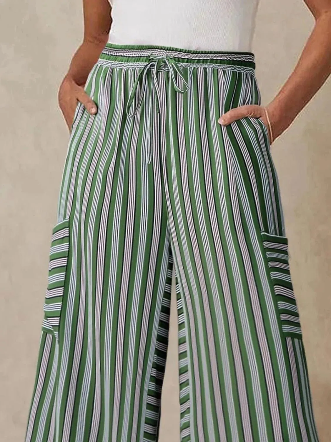GYPSY - Front Slit Flare Leg Pants