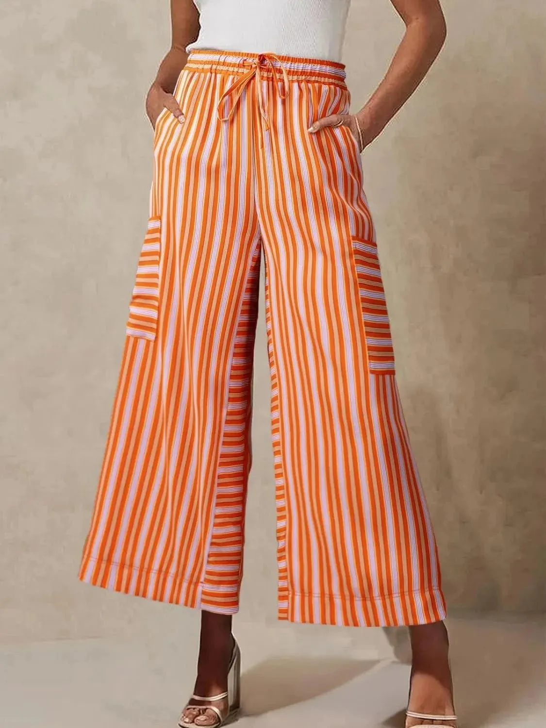 GYPSY - Front Slit Flare Leg Pants