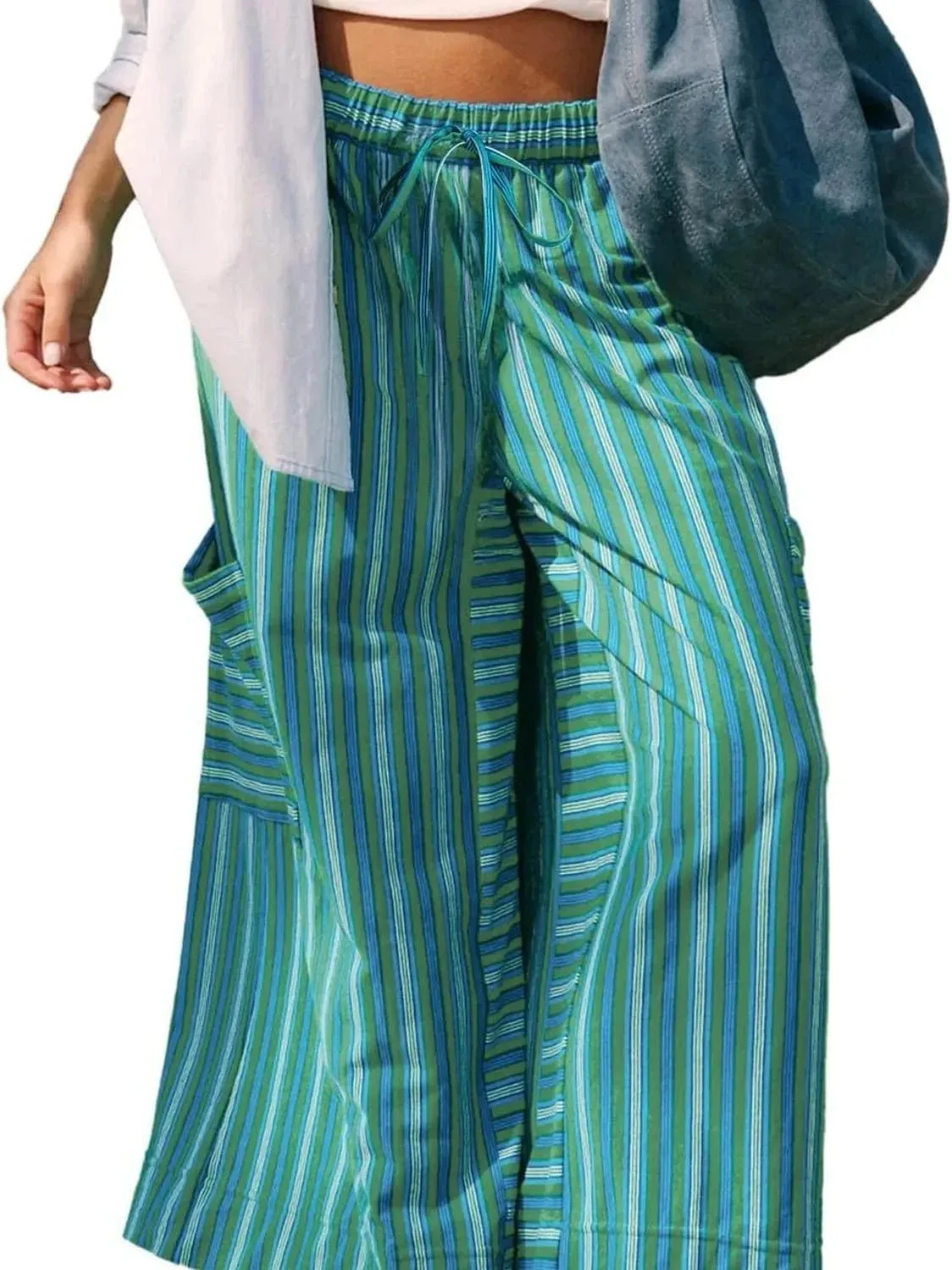 GYPSY - Front Slit Flare Leg Pants