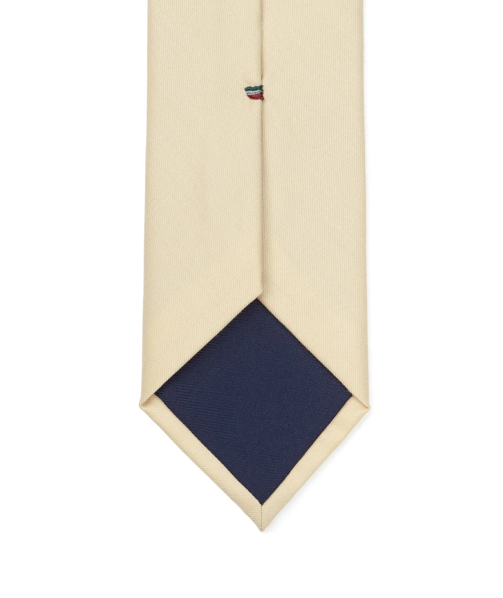 Handmade Wool Pastel Yellow Men's Tie