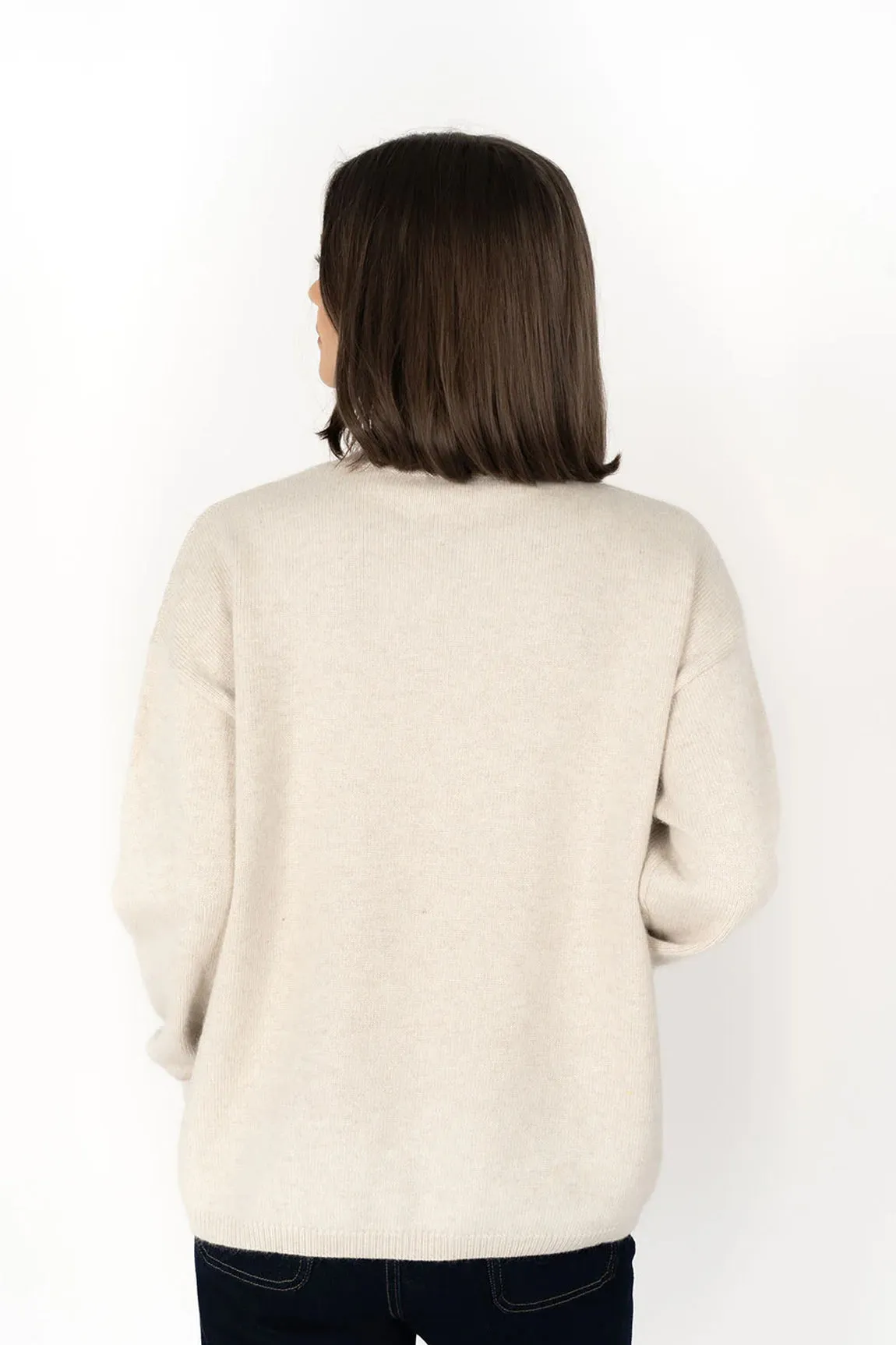 Humidity - Knox Zip Sweater, Almond