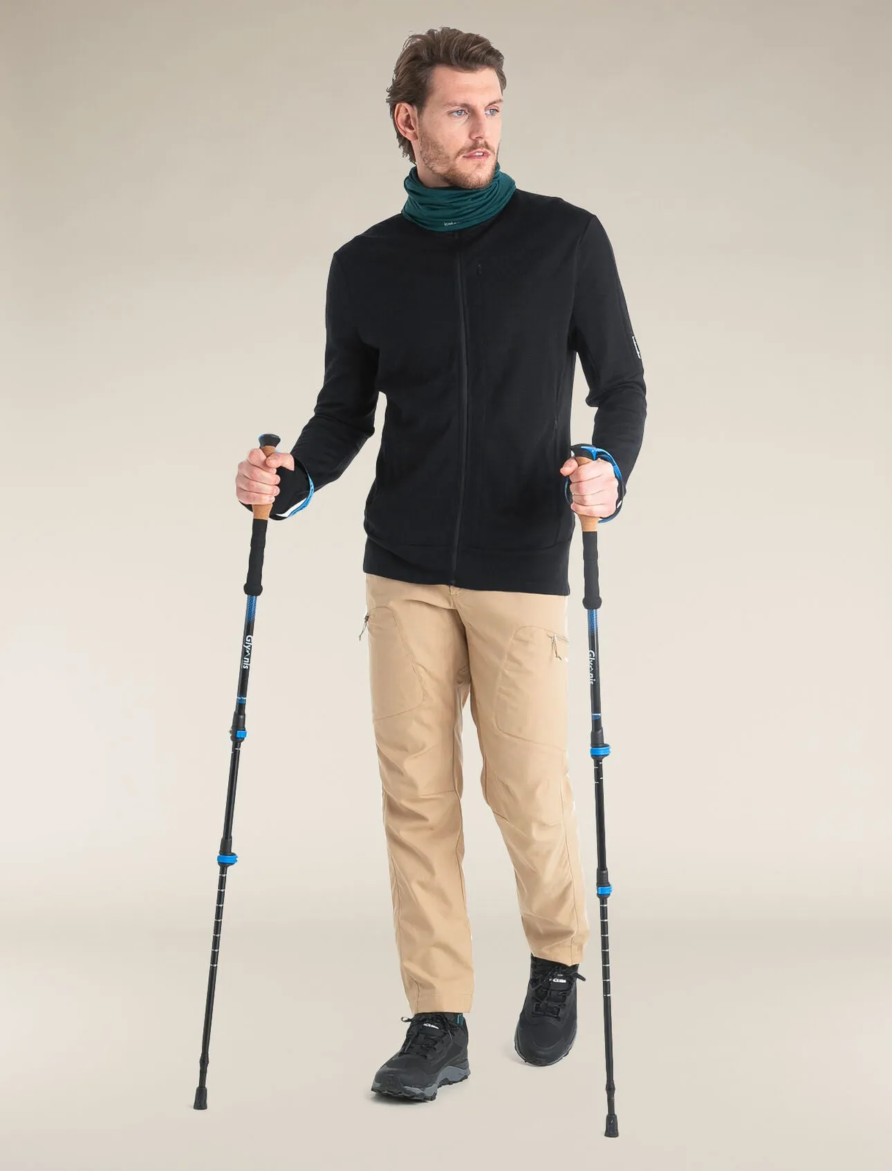 Icebreaker Merino 260 Quantum Long Sleeve Zip Hoodie (Men's)