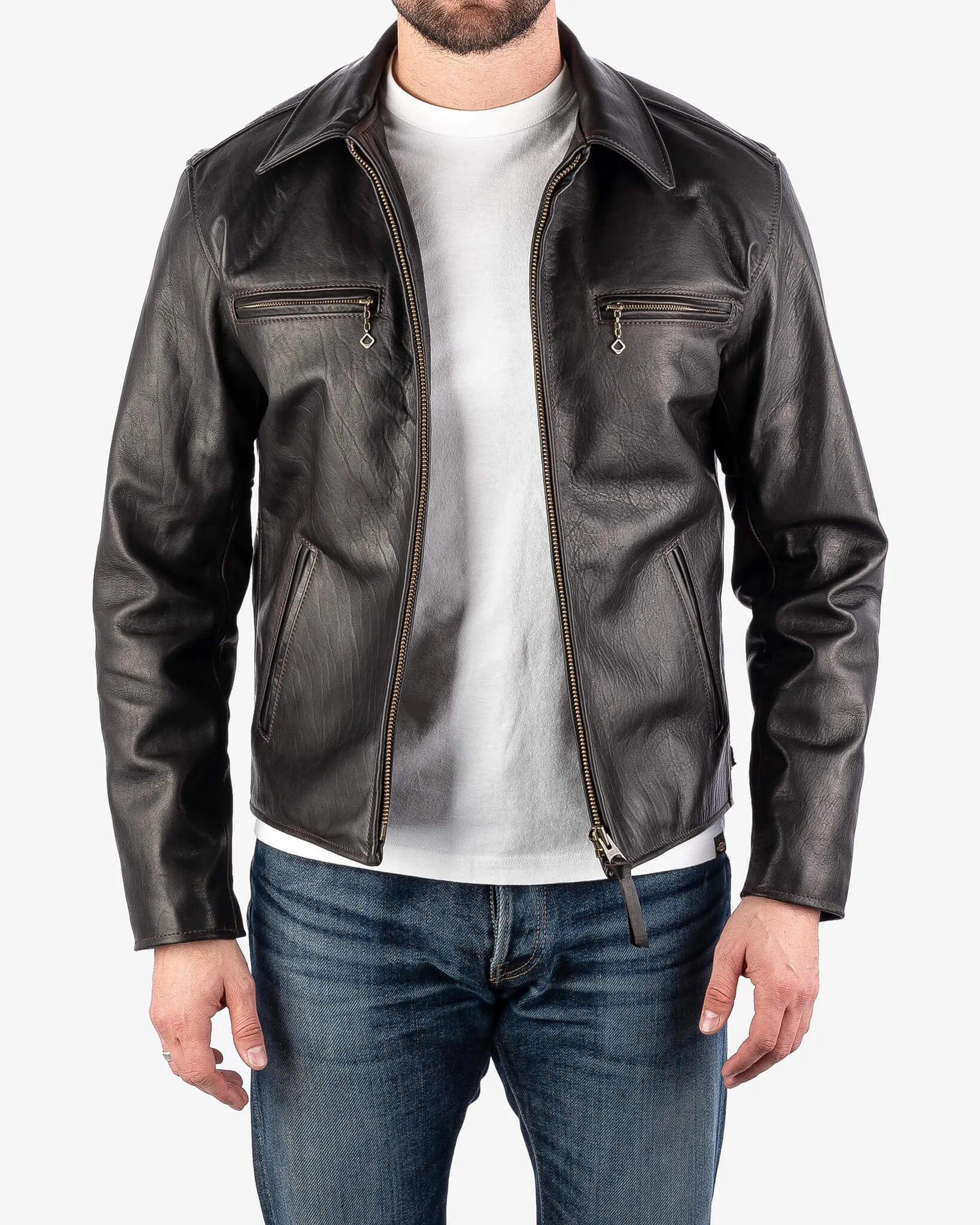 Iron Heart x Simmons Bilt Blattwerk Work Jacket - Brown