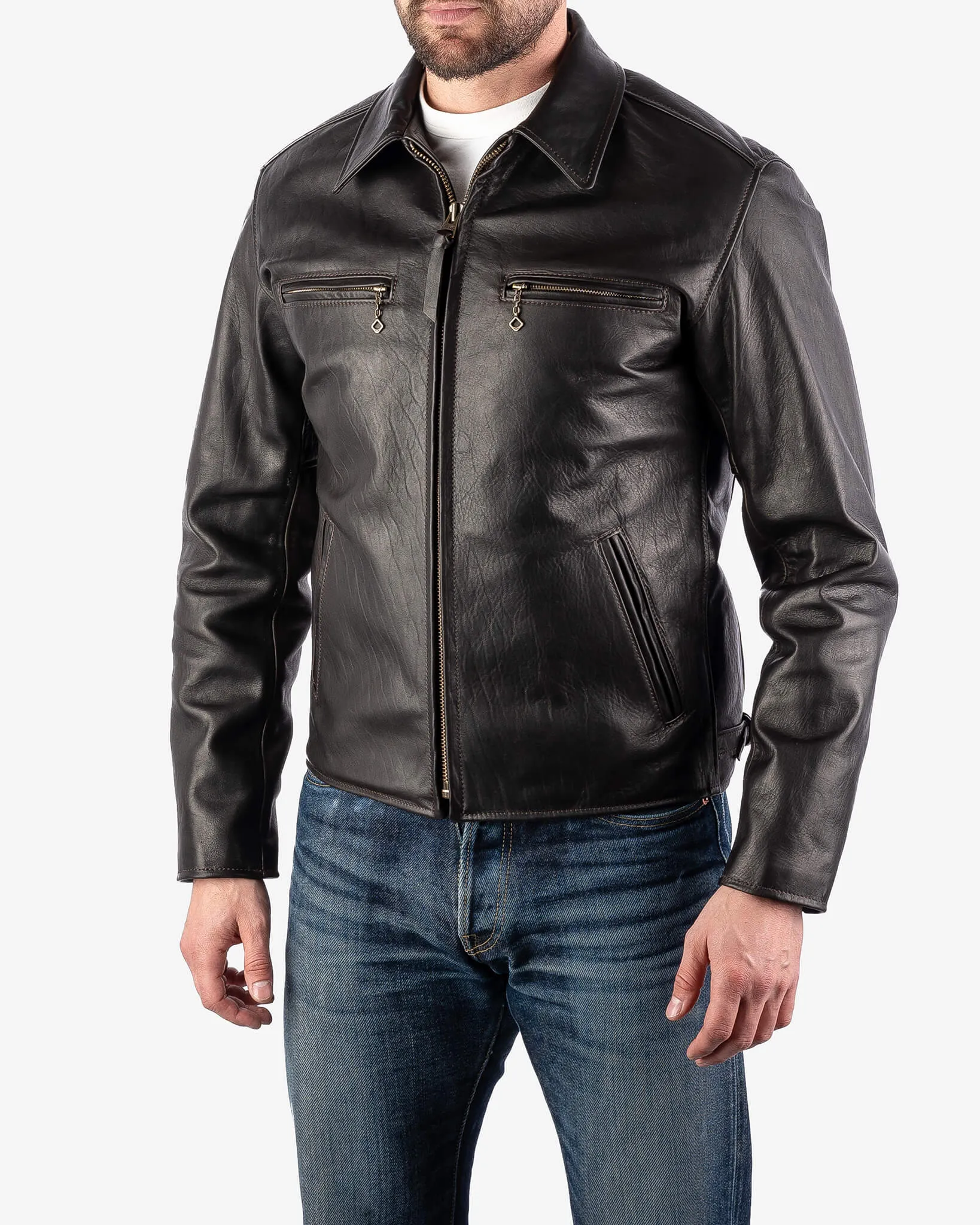 Iron Heart x Simmons Bilt Blattwerk Work Jacket - Brown